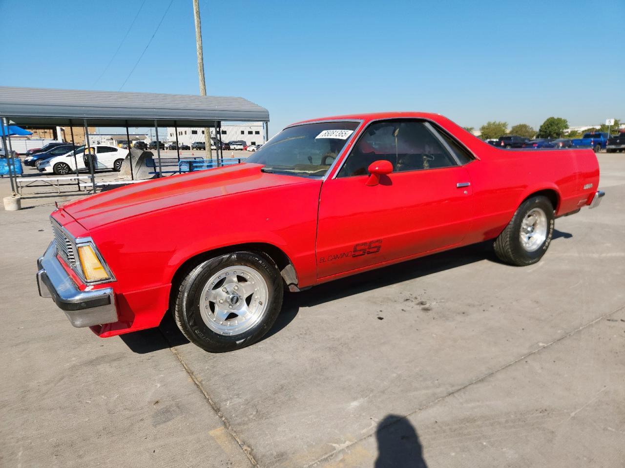 1981 Chevrolet El Camino Red vin: 1GCCW80H5BR426880