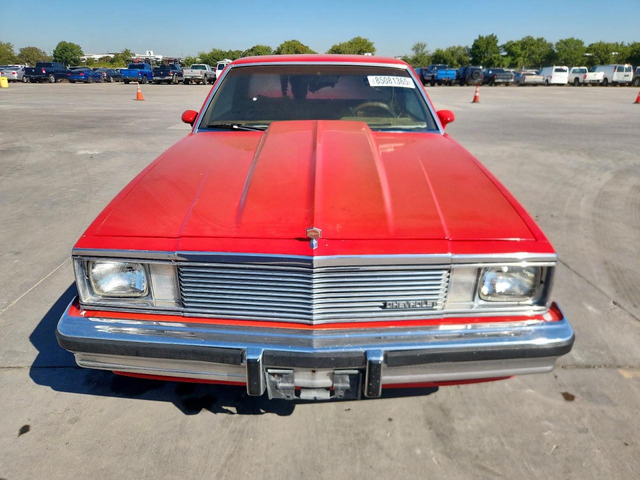 1981 Chevrolet El Camino Red vin: 1GCCW80H5BR426880