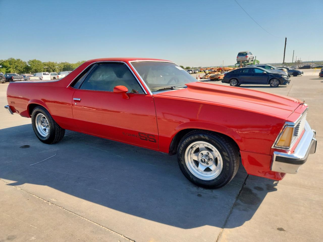 1981 Chevrolet El Camino Red vin: 1GCCW80H5BR426880