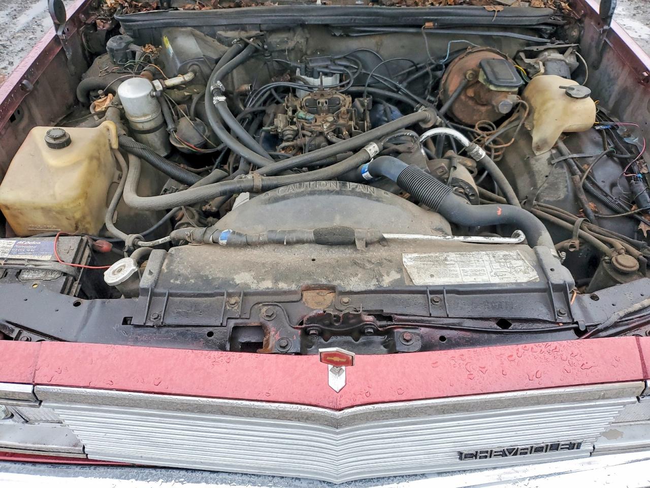 1981 Chev El Camino Burgundy vin: 1GCCW80H6BD502295