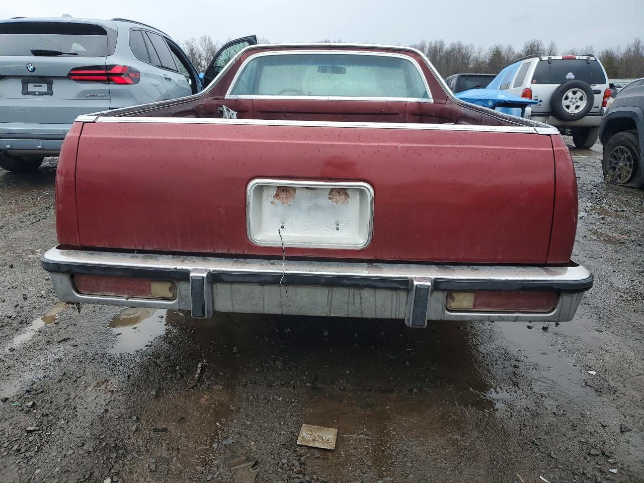 1981 Chev El Camino Burgundy vin: 1GCCW80H6BD502295