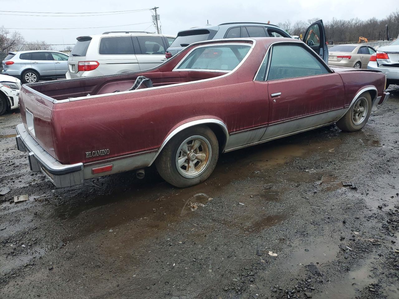 1981 Chev El Camino Burgundy vin: 1GCCW80H6BD502295