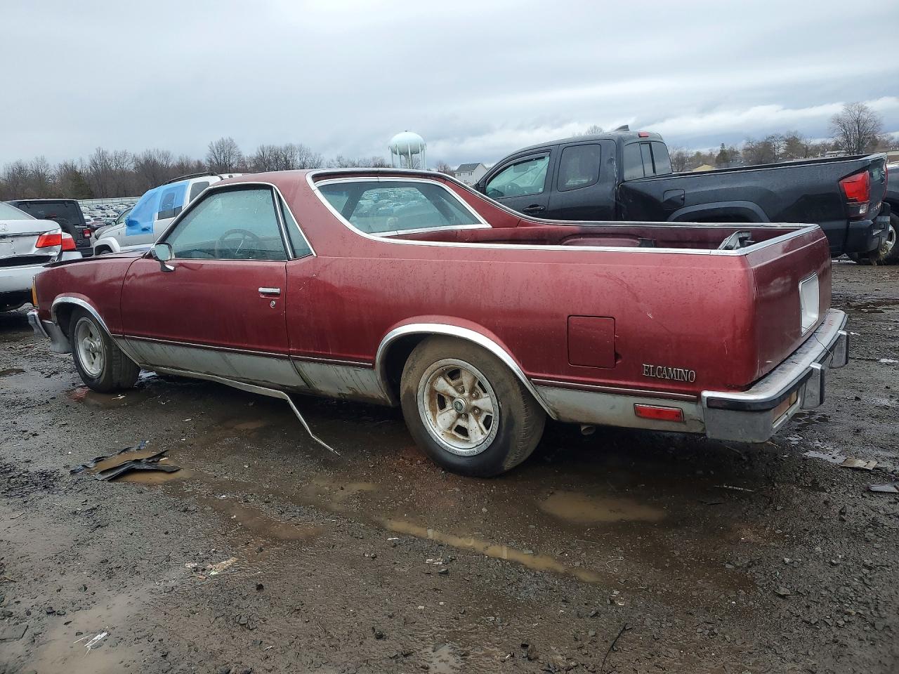1981 Chev El Camino Burgundy vin: 1GCCW80H6BD502295