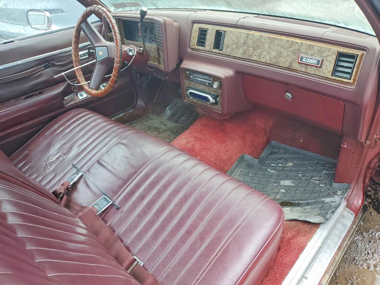 1981 Chev El Camino Burgundy vin: 1GCCW80H6BD502295
