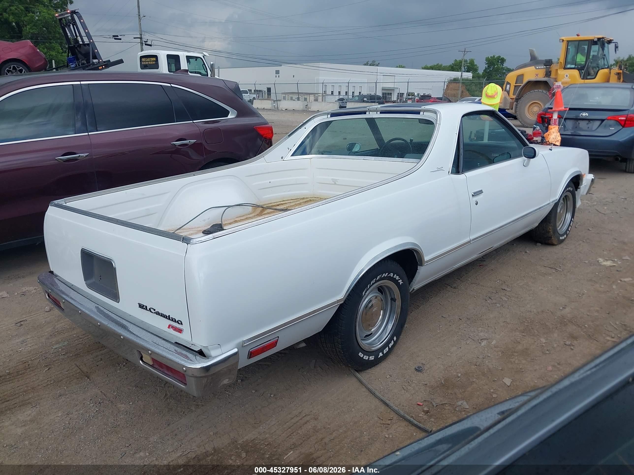 1982 Chevrolet El Camino   White vin: 1GCCW80H9CR146719
