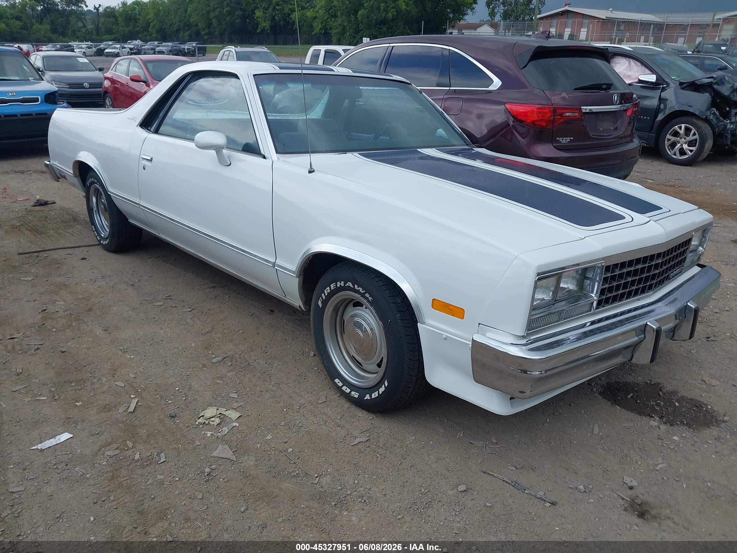1982 Chevrolet El Camino   White vin: 1GCCW80H9CR146719