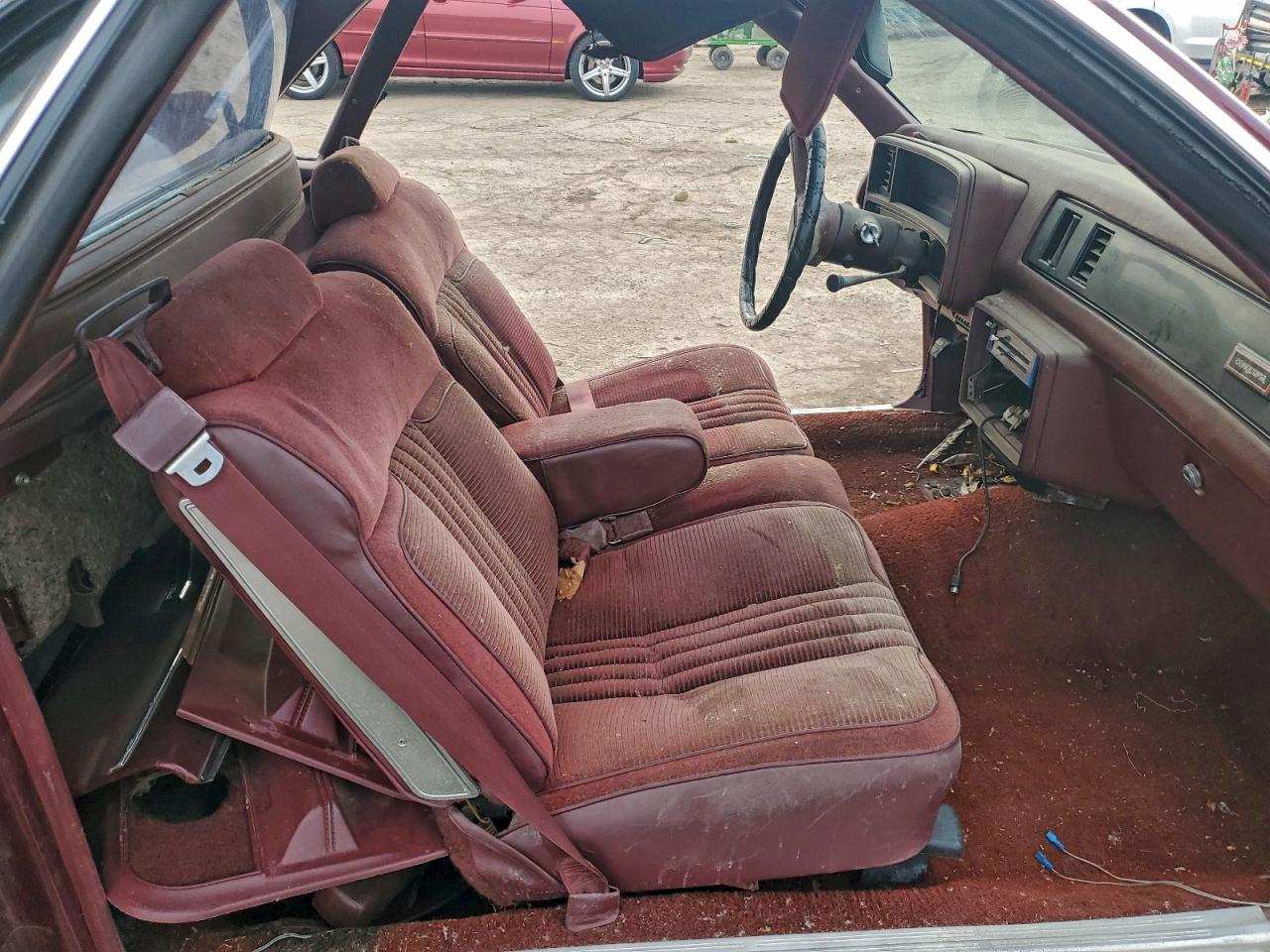 1981 Chevrolet El Camino Burgundy vin: 1GCCW80J7BR462864