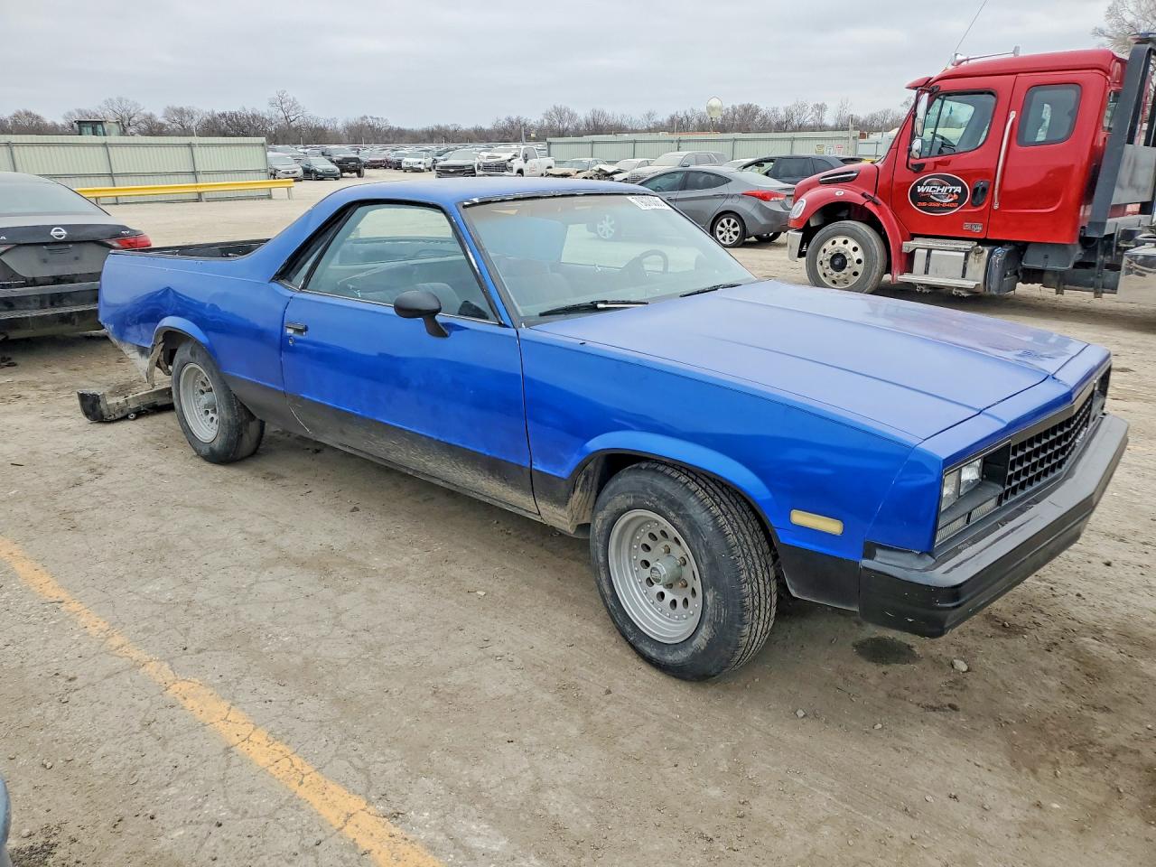 1982 Chevrolet El Camino Blue vin: 1GCCW80J8CR172327