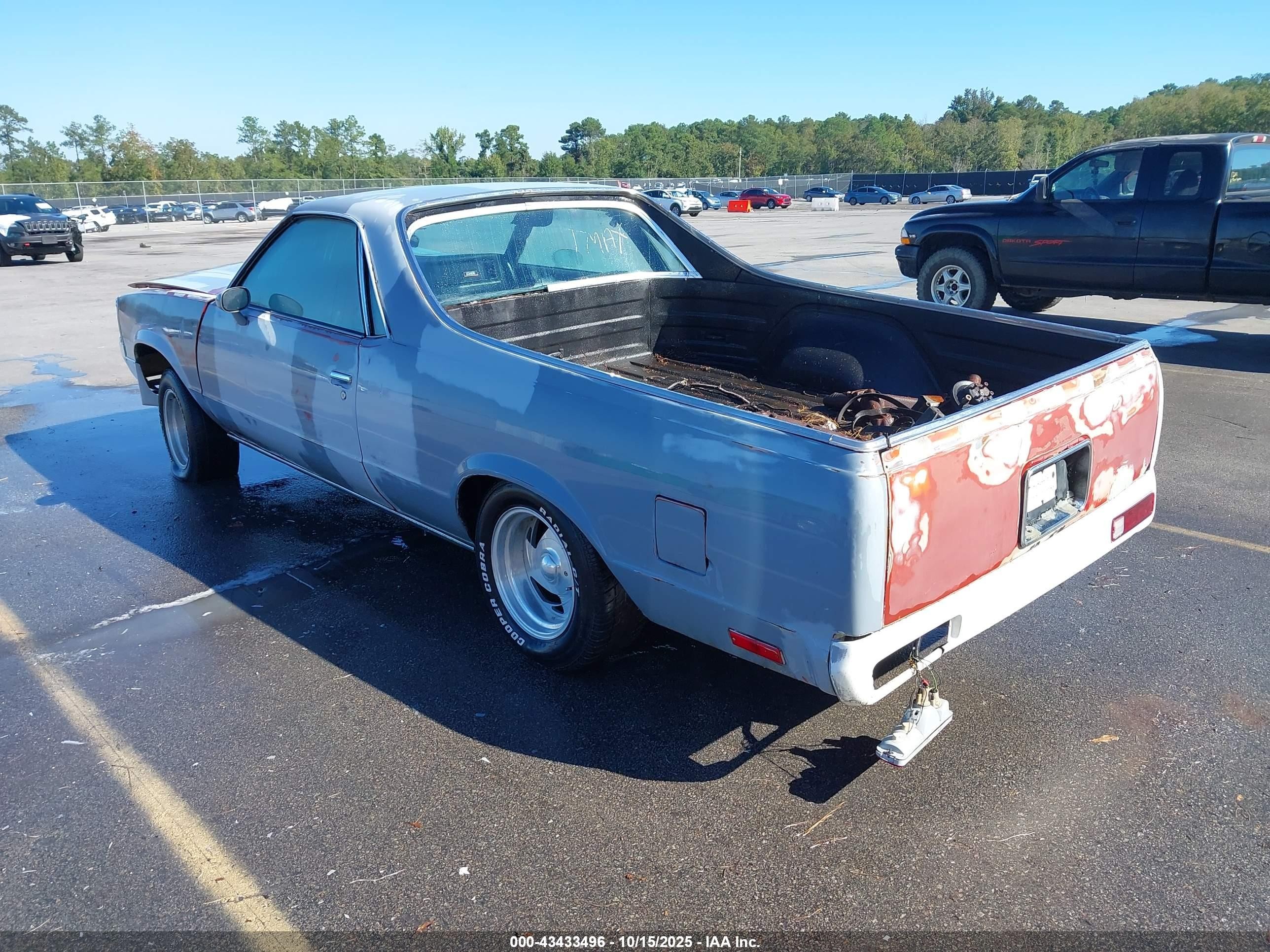 1981 Chevrolet El Camino   Gray vin: 1GCCW80K1BD401130