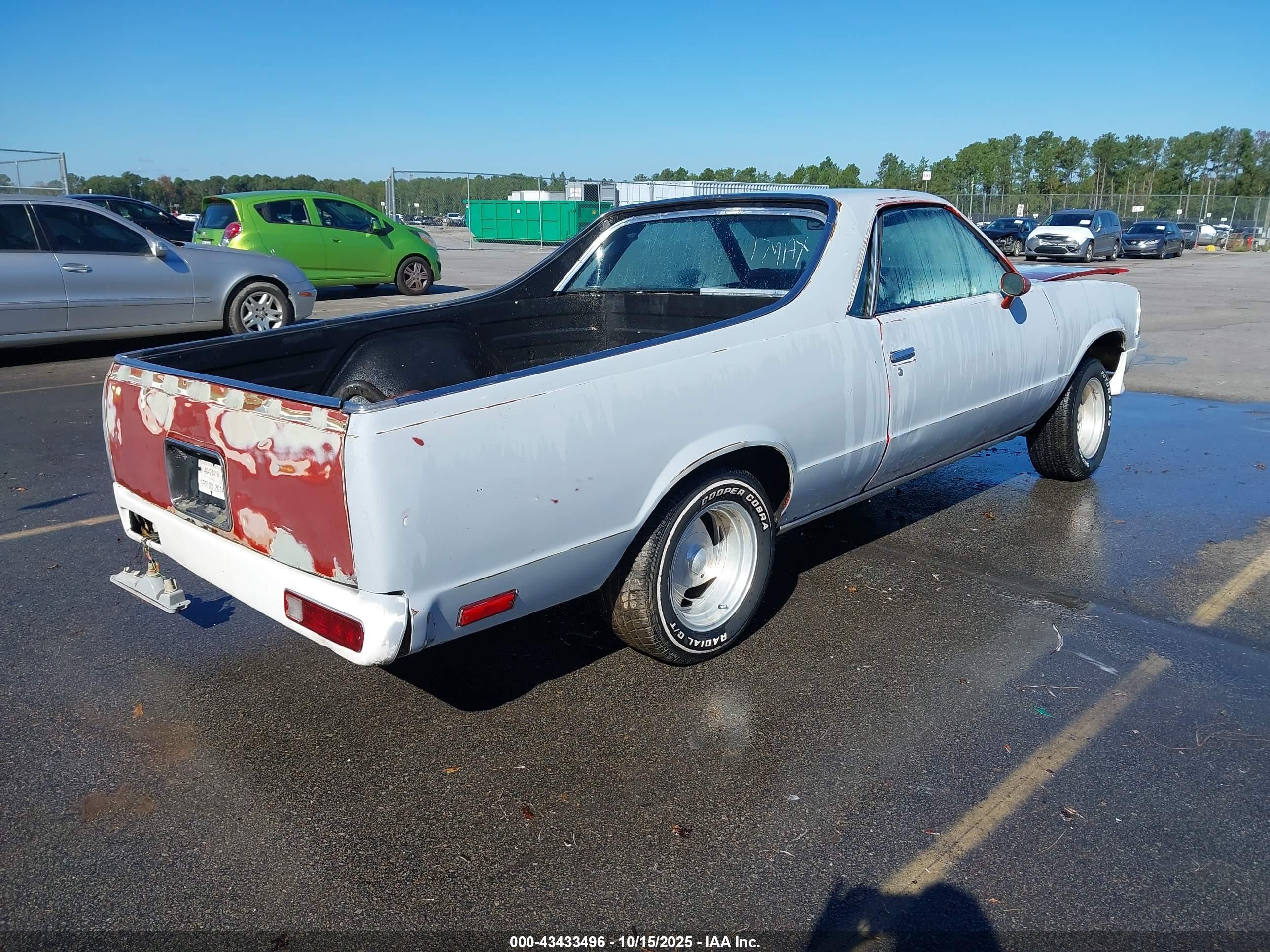 1981 Chevrolet El Camino   Gray vin: 1GCCW80K1BD401130