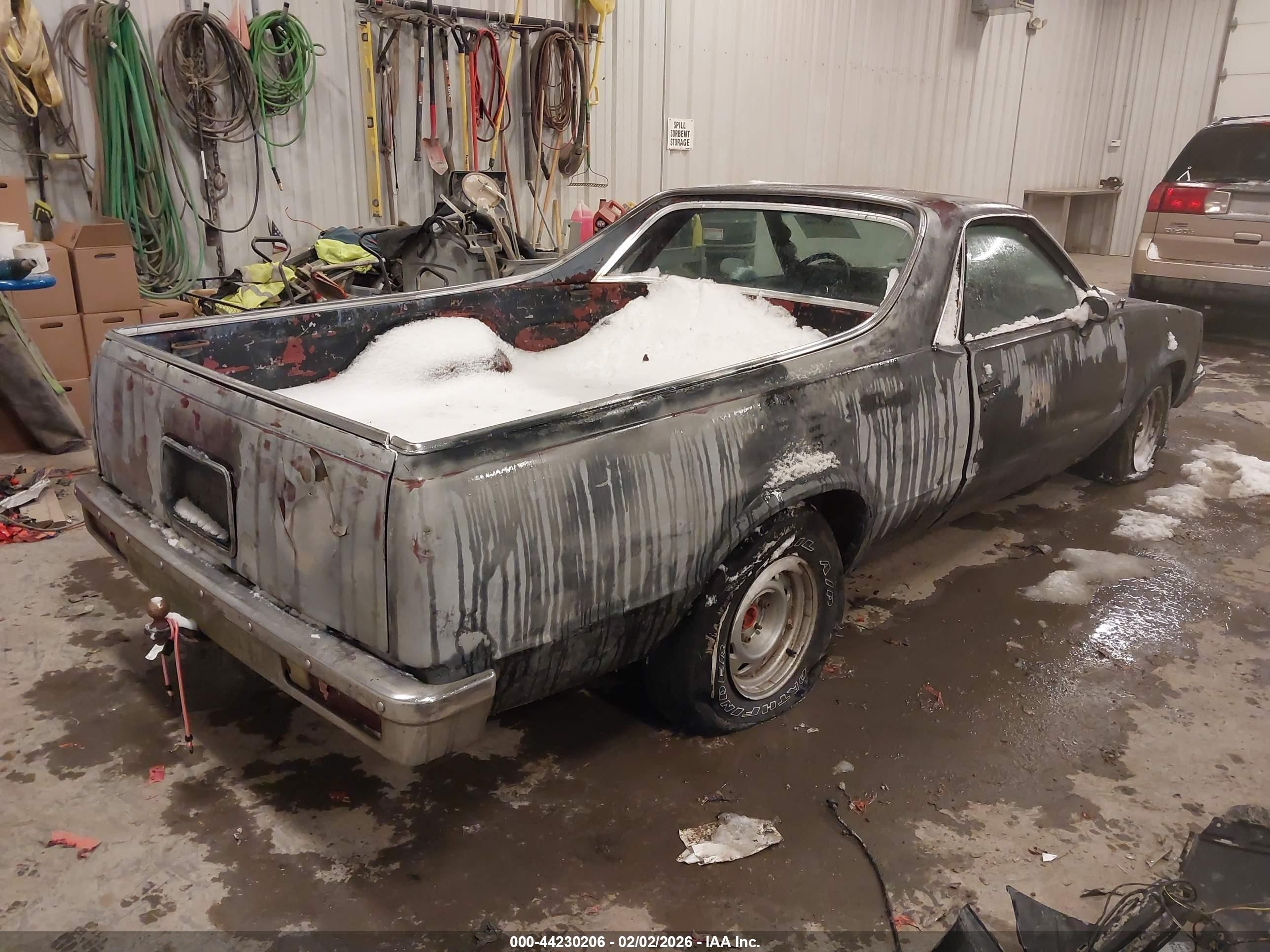 1981 Chevrolet El Camino   Burgundy vin: 1GCCW80K2BR427478