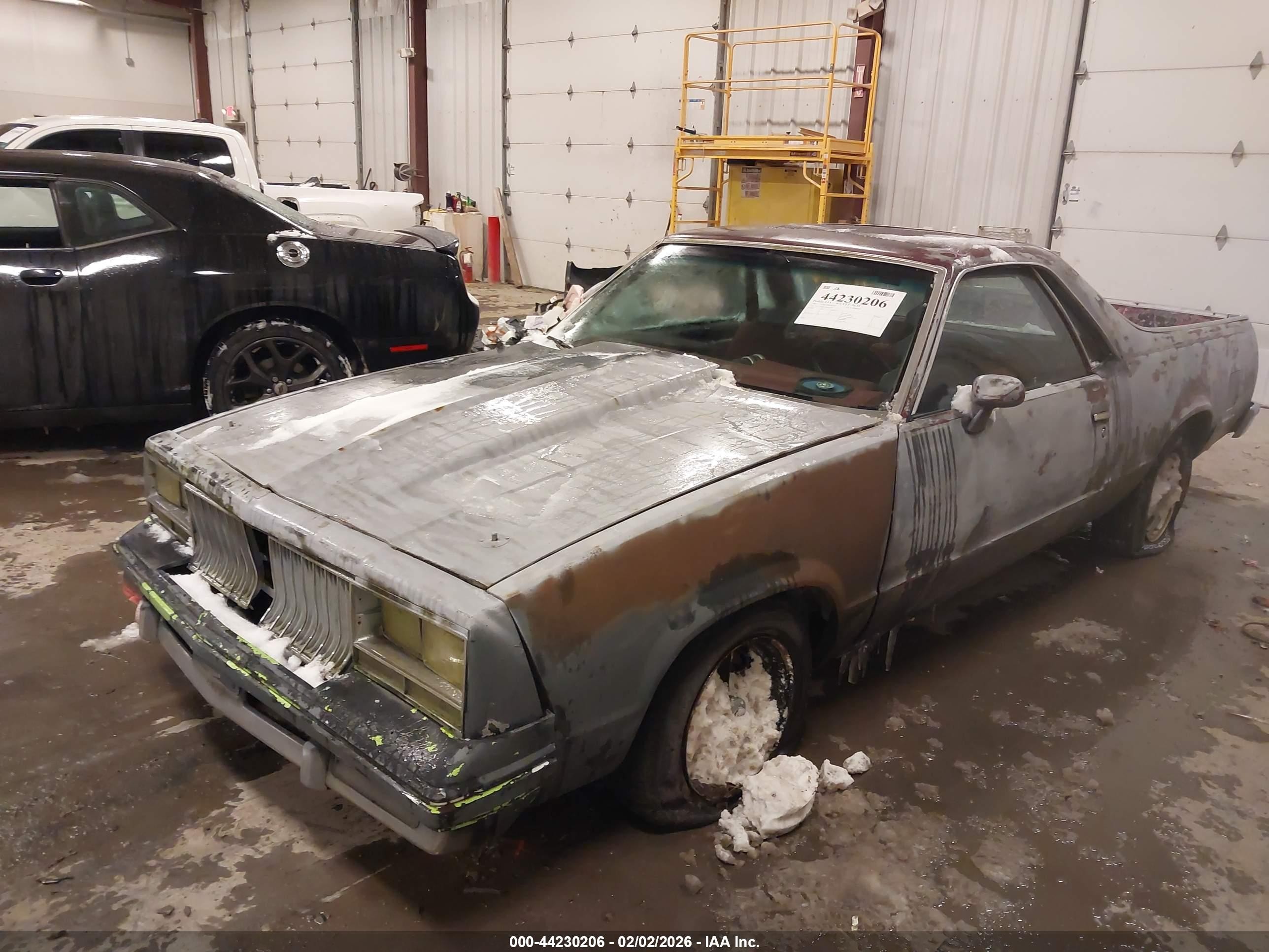 1981 Chevrolet El Camino   Burgundy vin: 1GCCW80K2BR427478
