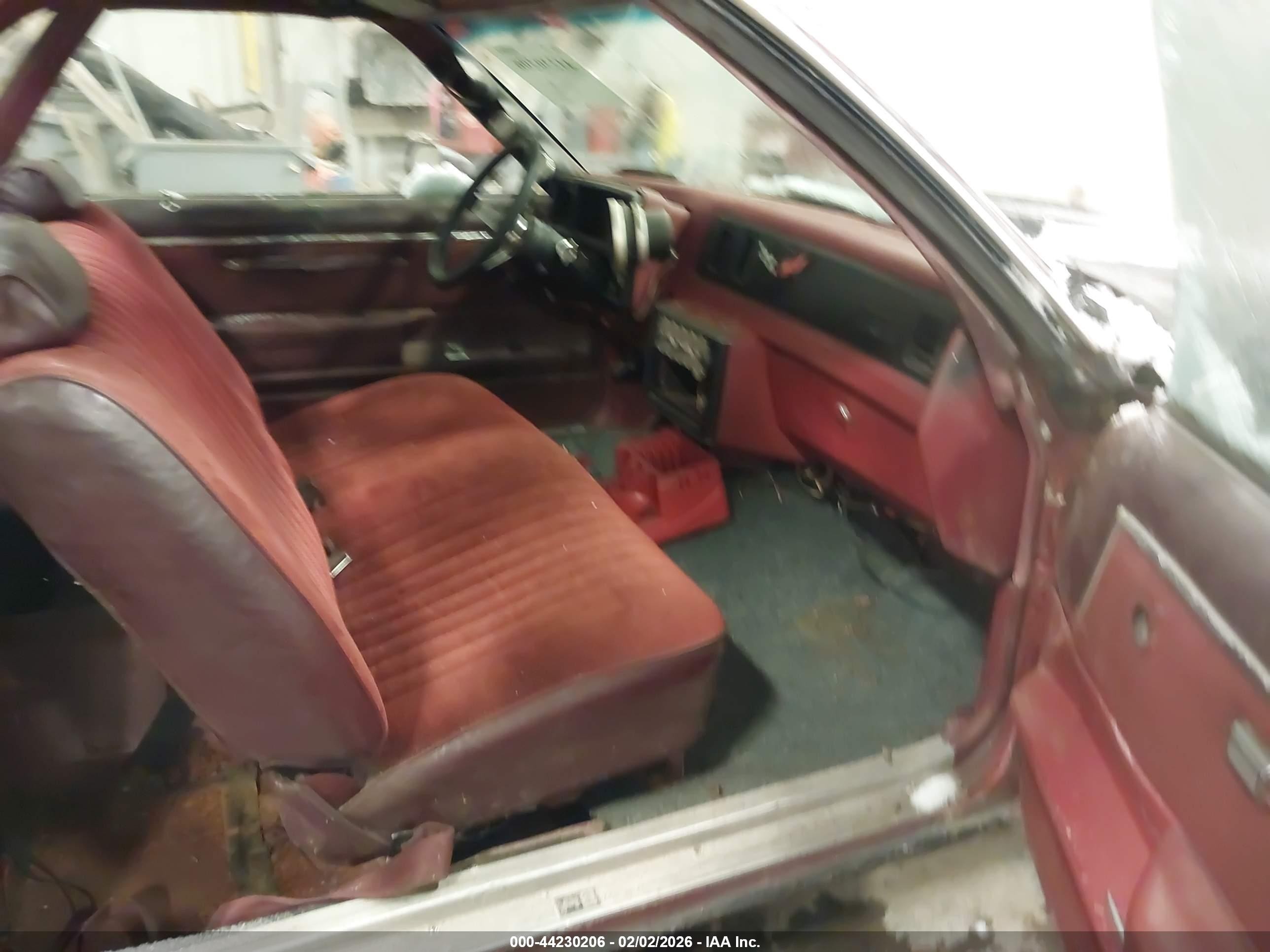 1981 Chevrolet El Camino   Burgundy vin: 1GCCW80K2BR427478