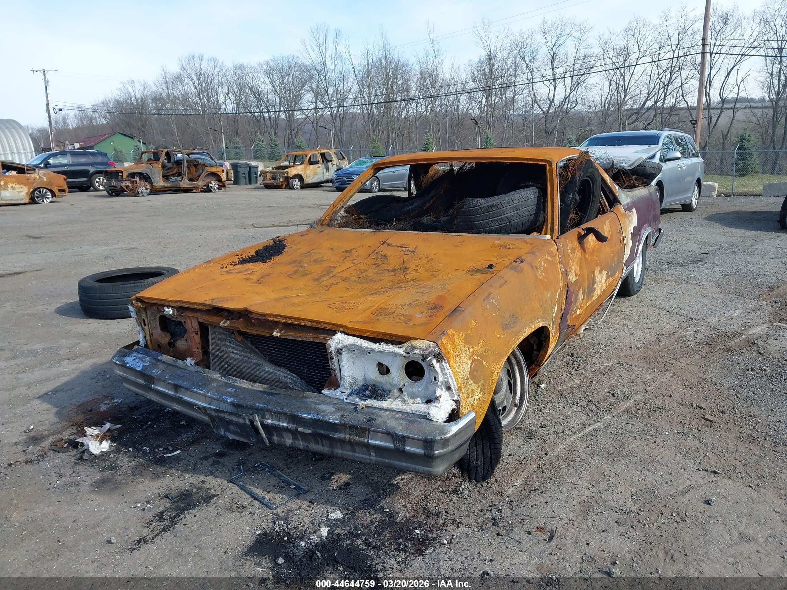 1981 Chevrolet El Camino   Maroon vin: 1GCCW80K6BD475627