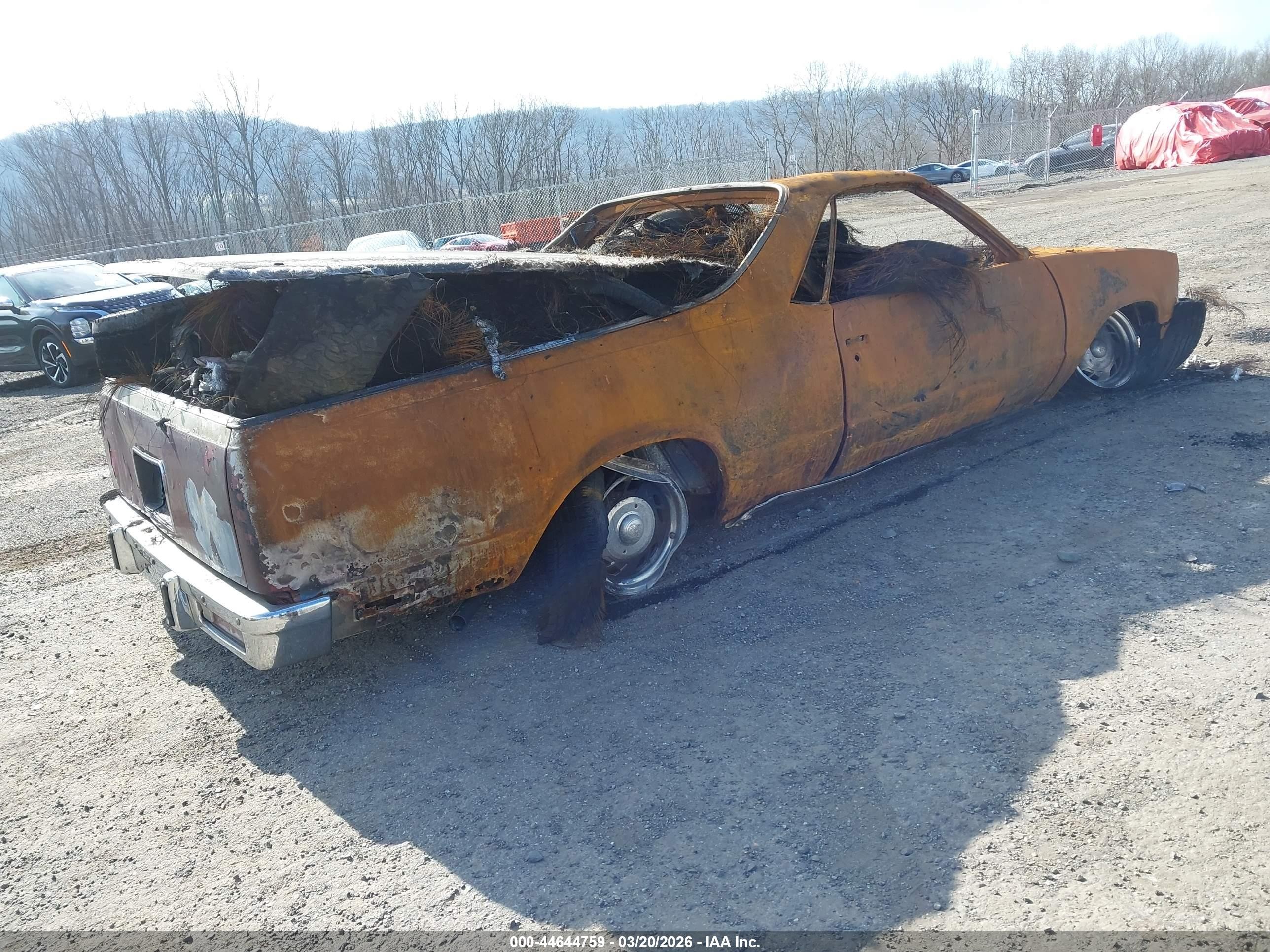 1981 Chevrolet El Camino   Maroon vin: 1GCCW80K6BD475627