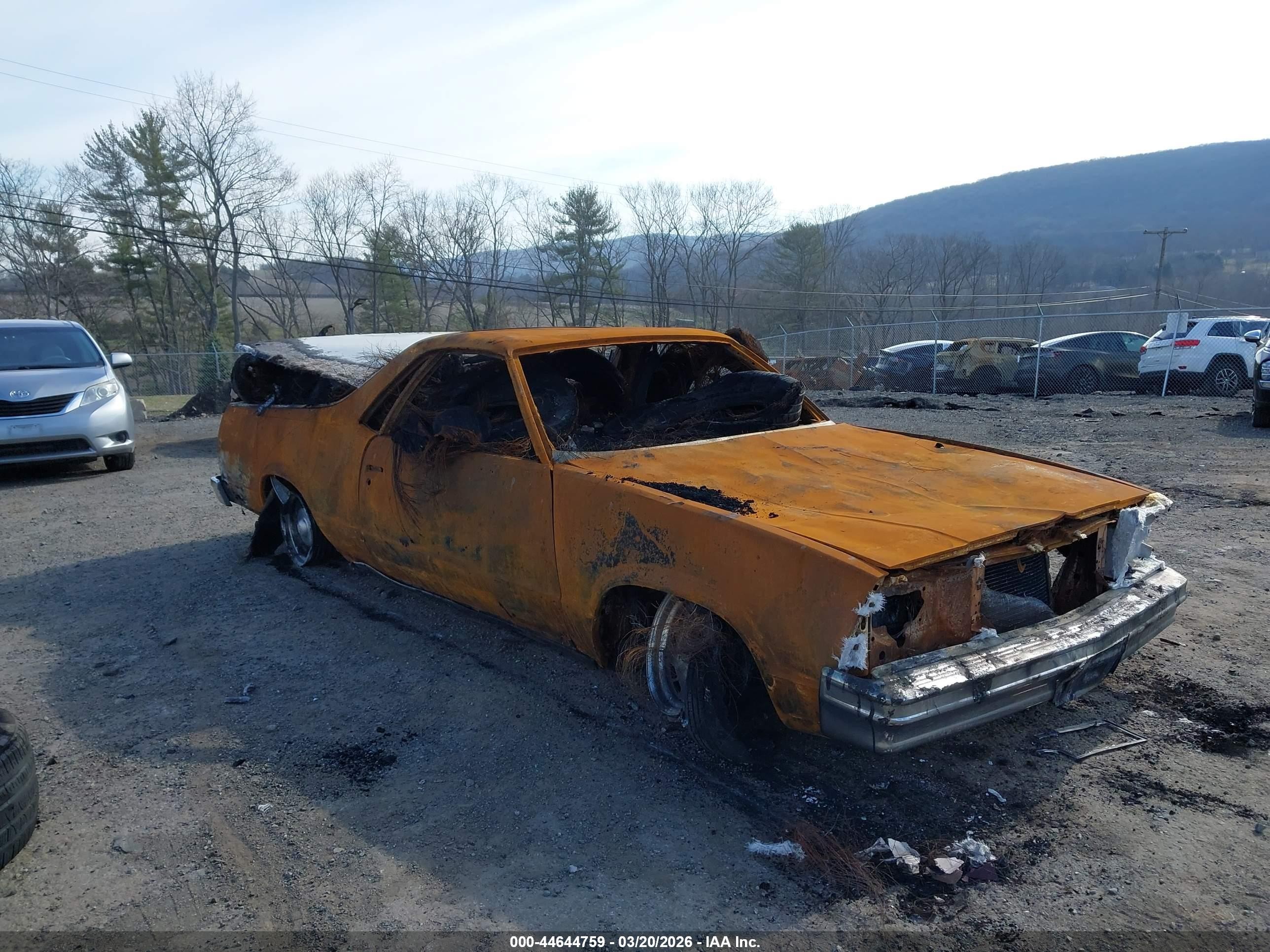 1981 Chevrolet El Camino   Maroon vin: 1GCCW80K6BD475627