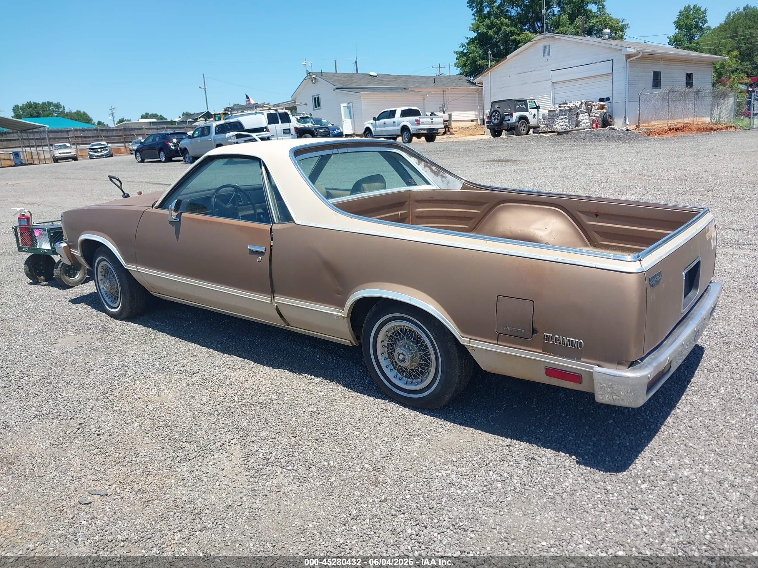 1981 Chevrolet El Camino   Brown vin: 1GCCW80KXBD485383