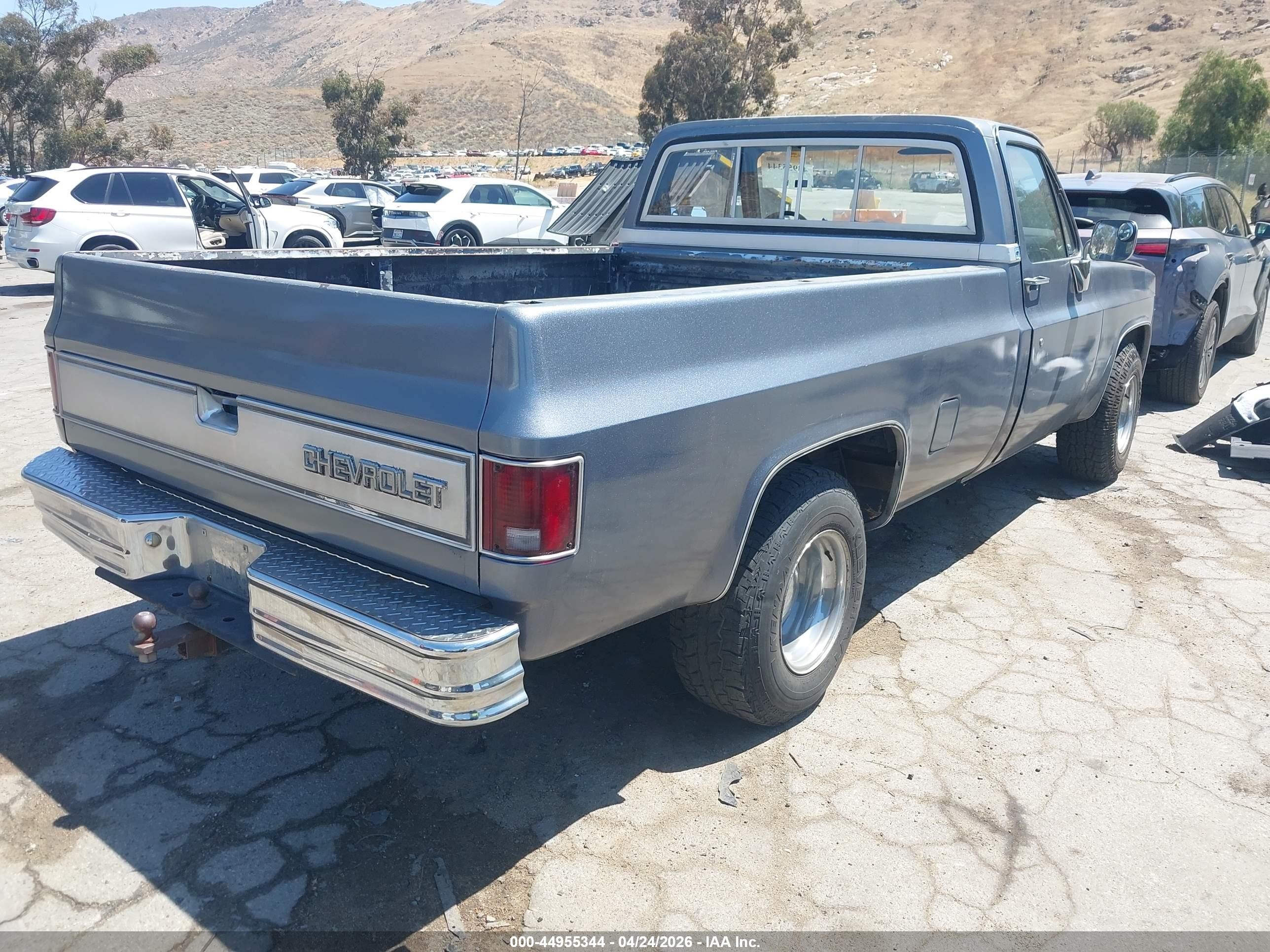 1982 Chevrolet C10   Silver vin: 1GCDC14F1CS109279