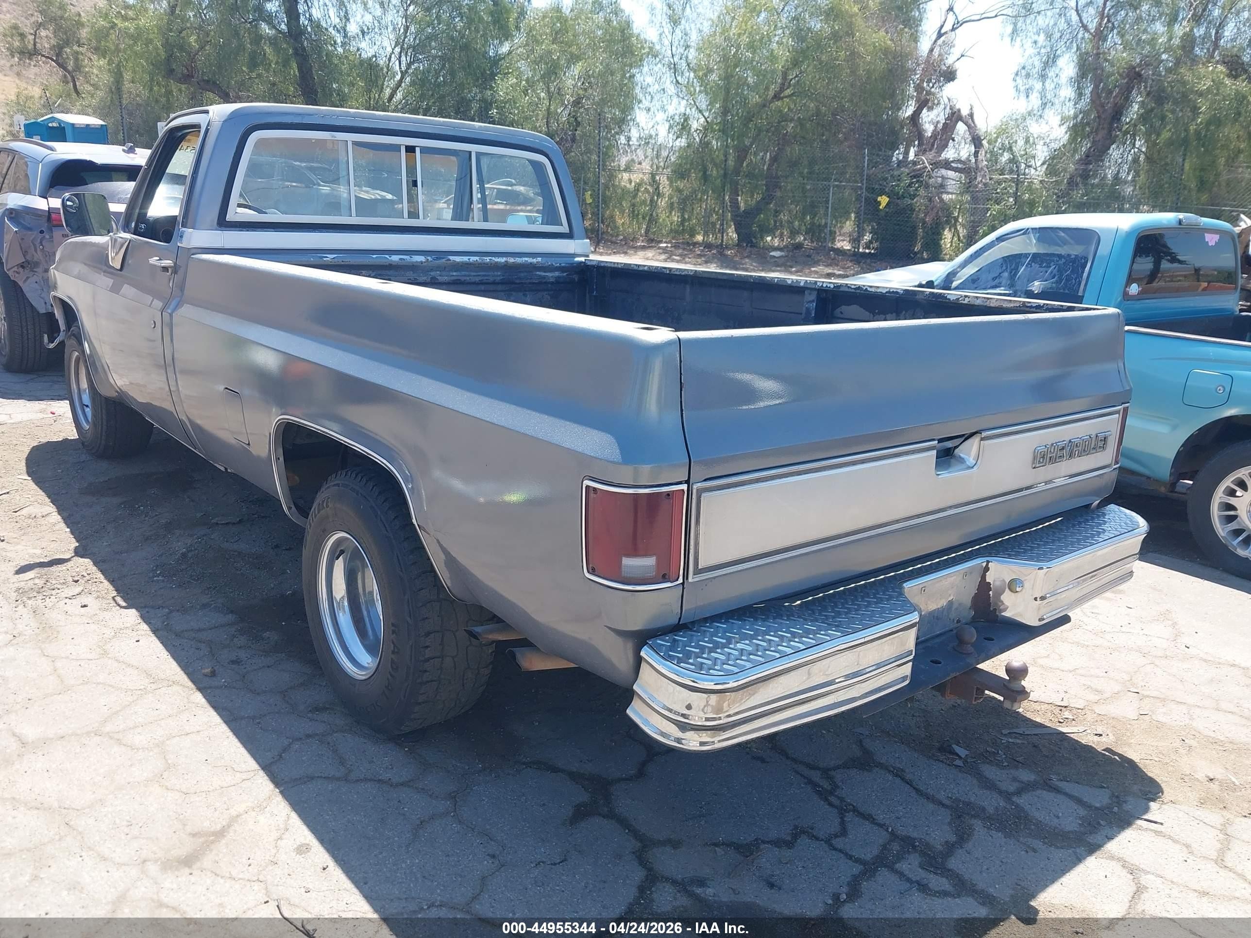 1982 Chevrolet C10   Silver vin: 1GCDC14F1CS109279