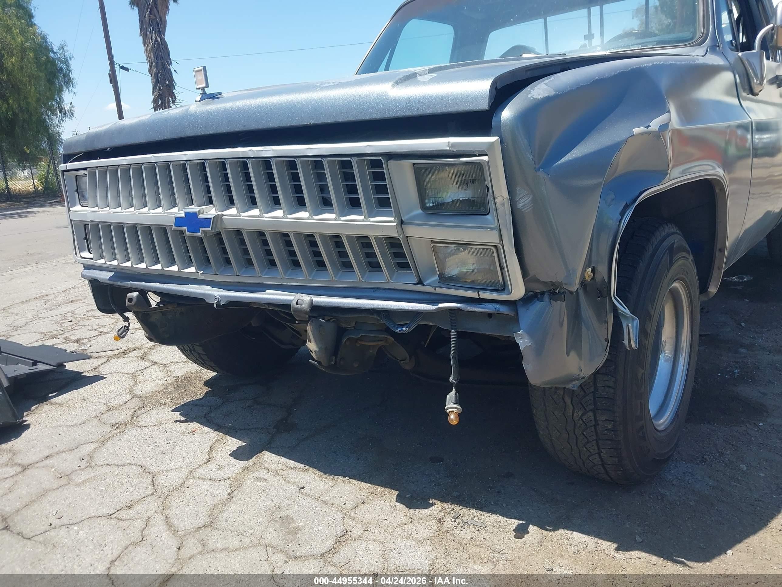 1982 Chevrolet C10   Silver vin: 1GCDC14F1CS109279
