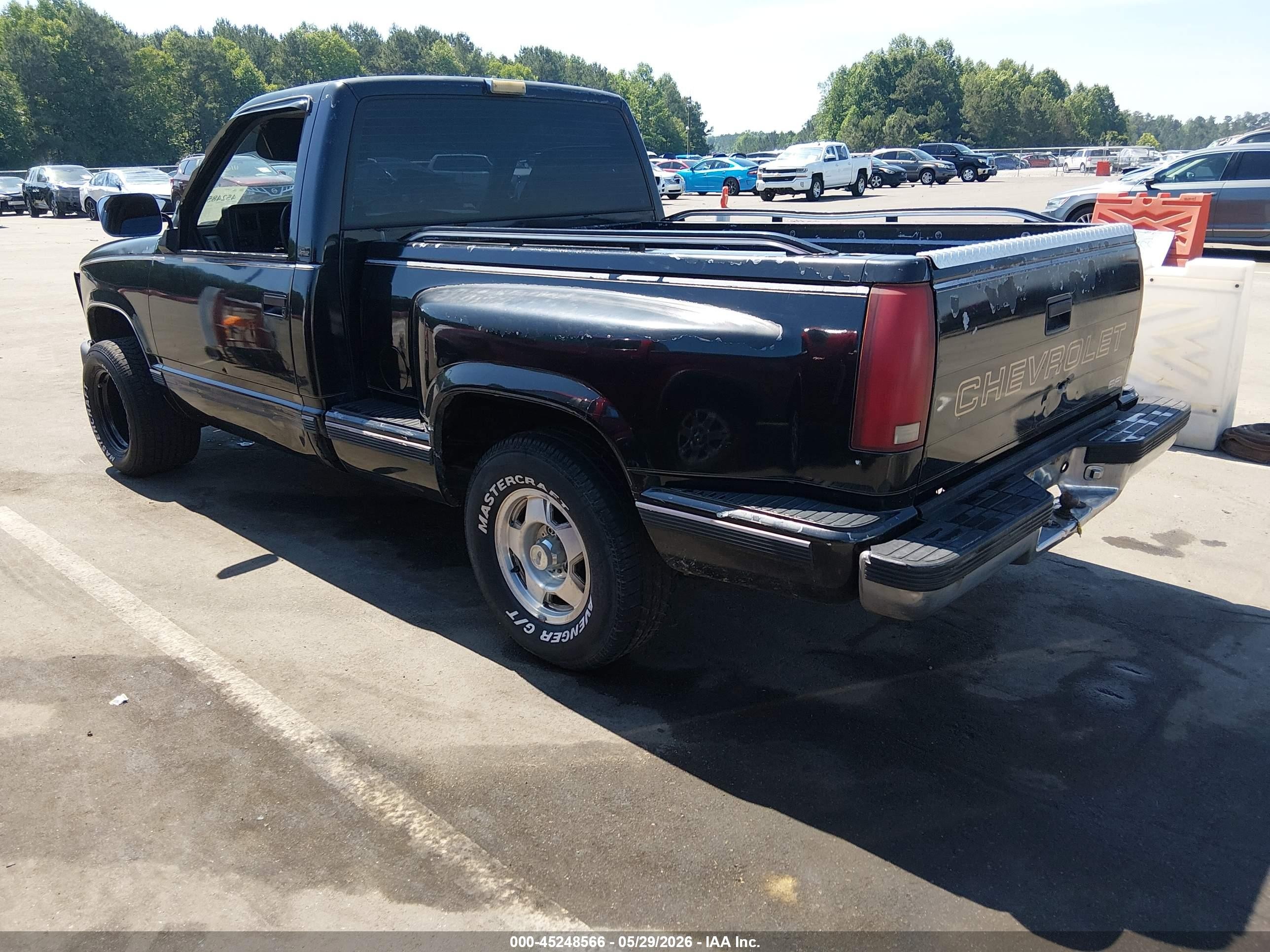 1989 Chevrolet Gmt-400 C1500 Black vin: 1GCDC14H0KZ175412