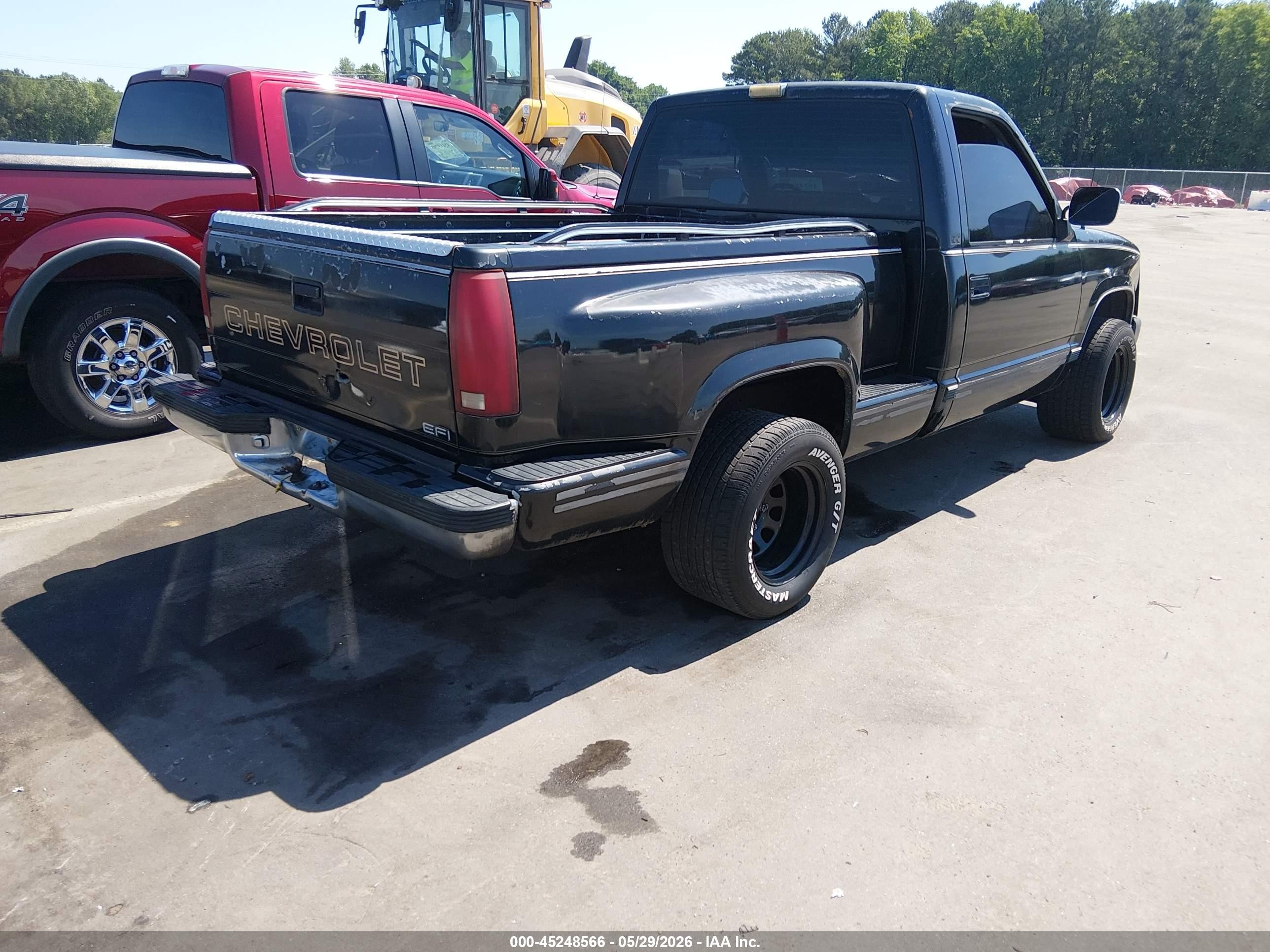 1989 Chevrolet Gmt-400 C1500 Black vin: 1GCDC14H0KZ175412