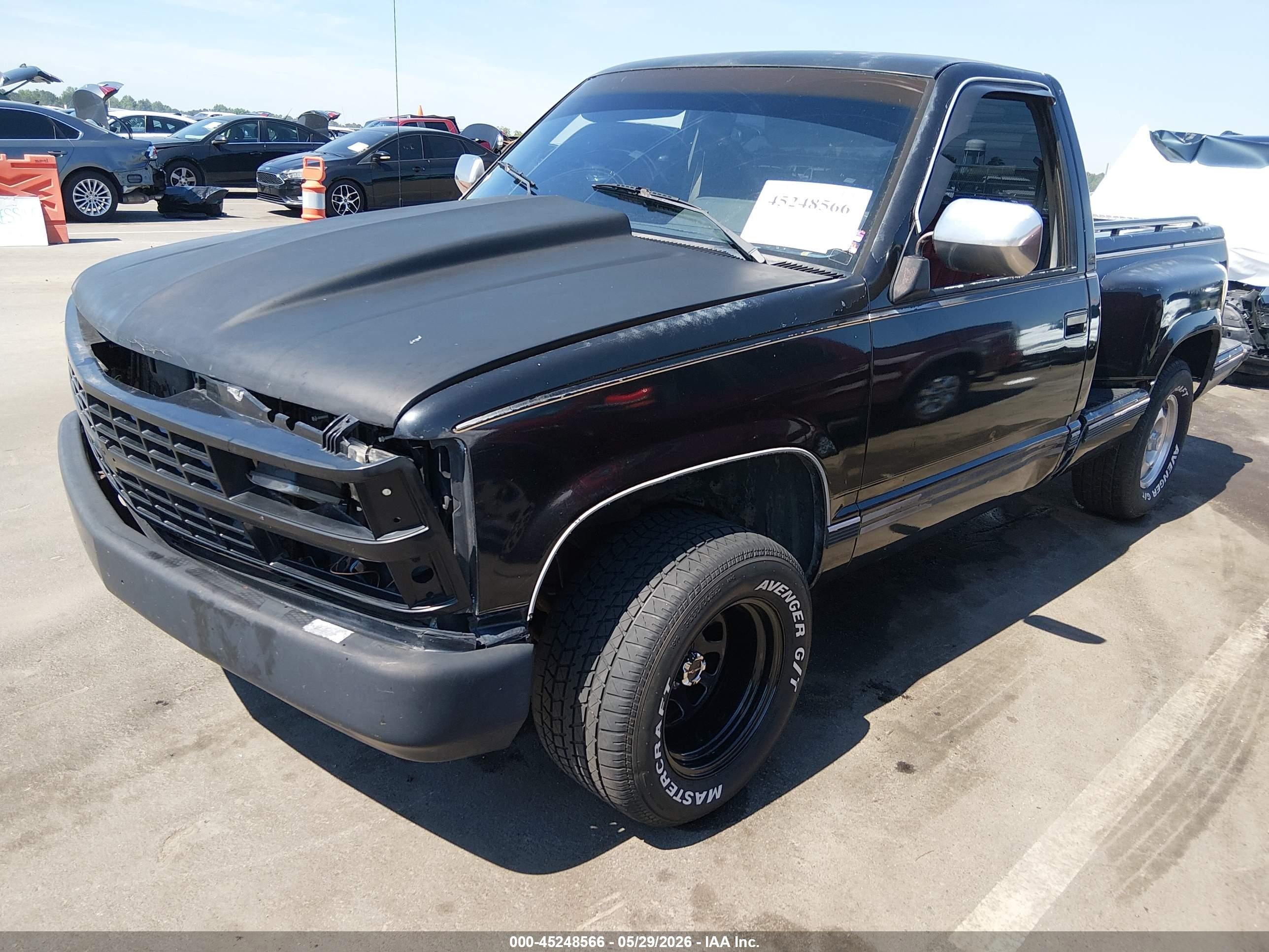 1989 Chevrolet Gmt-400 C1500 Black vin: 1GCDC14H0KZ175412