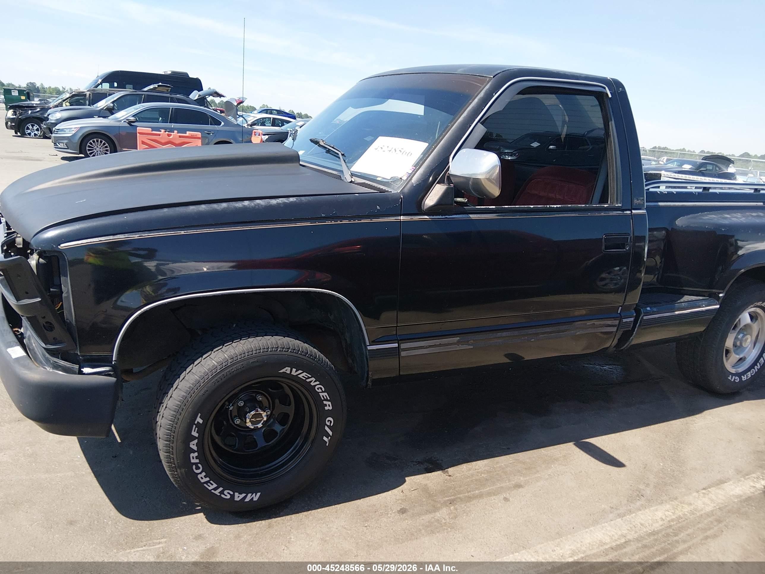 1989 Chevrolet Gmt-400 C1500 Black vin: 1GCDC14H0KZ175412