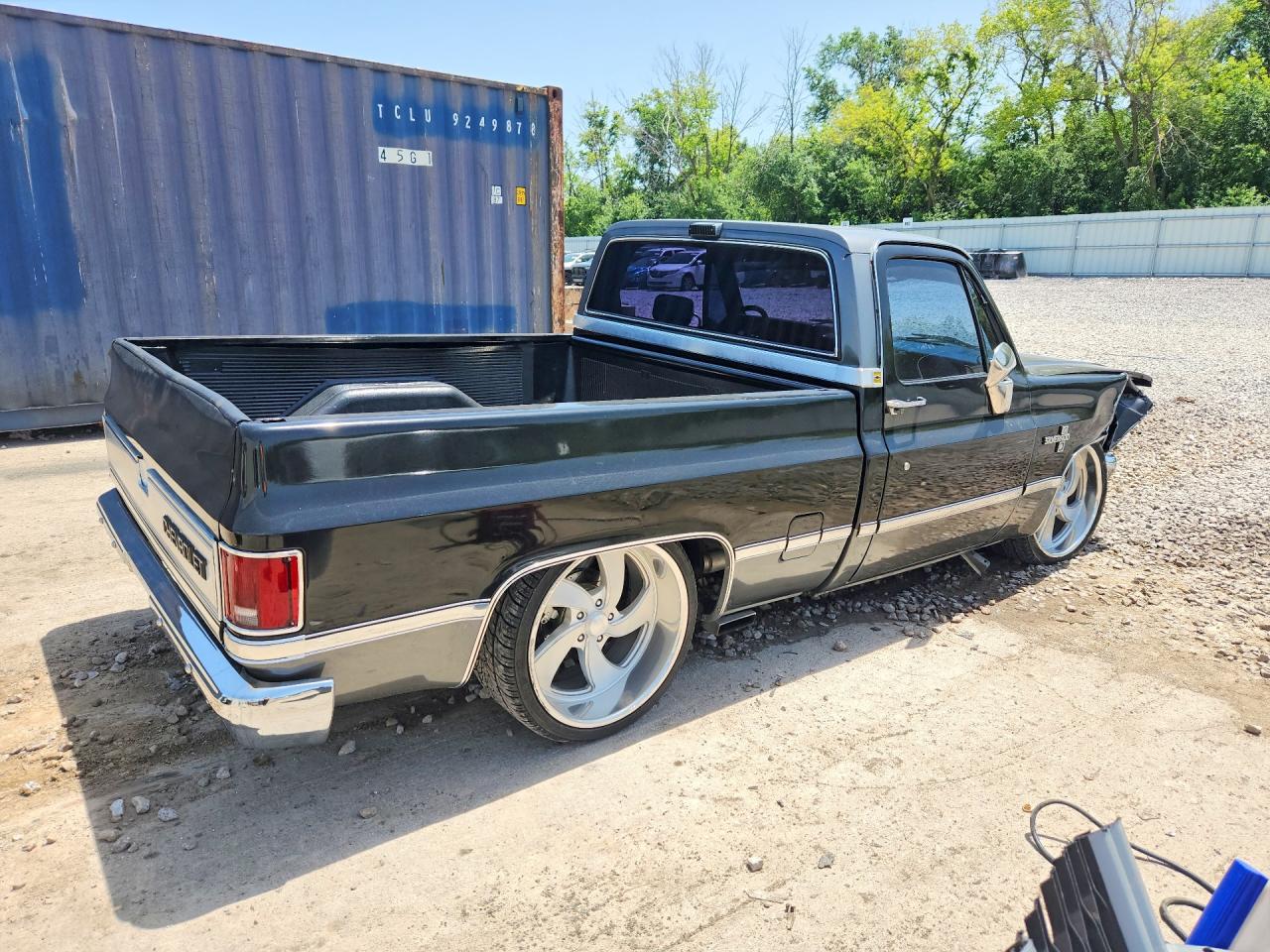 1986 Chevrolet C10 Black vin: 1GCDC14H1GF428679