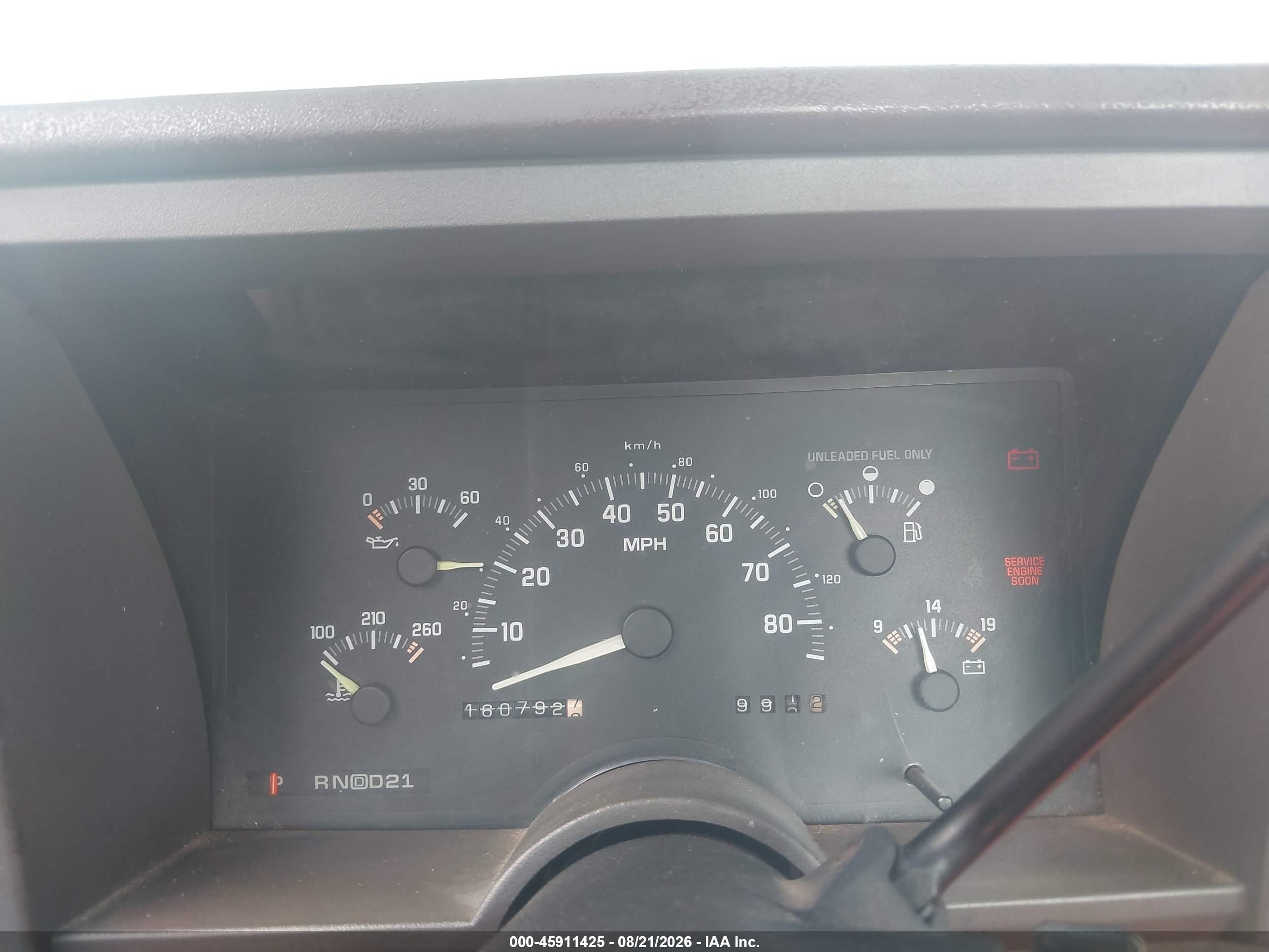 1993 Chevrolet Gmt-400 C1500 Red vin: 1GCDC14H1PZ141423