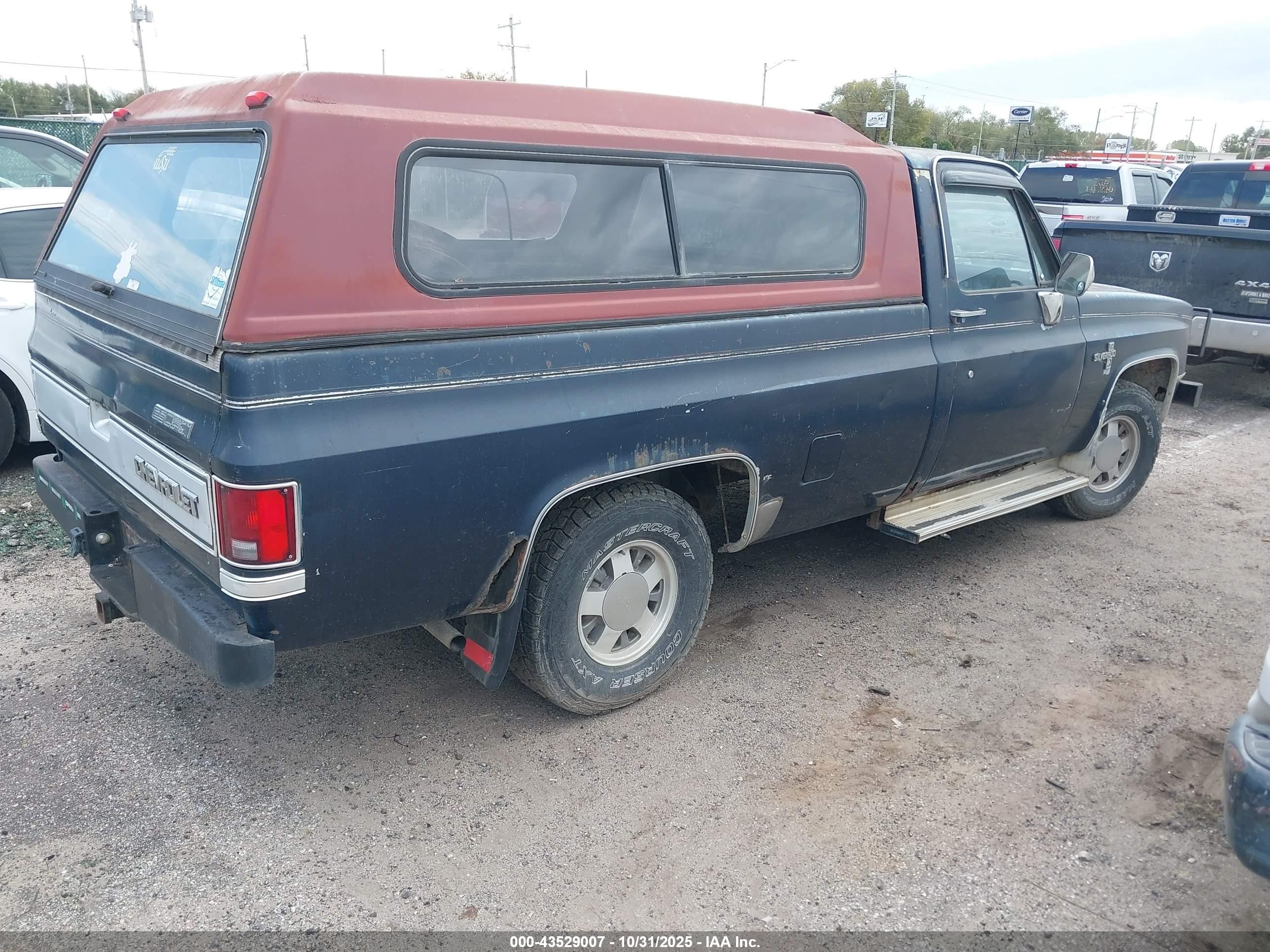 1982 Chevrolet C10   Dark Blue vin: 1GCDC14H2CF336443