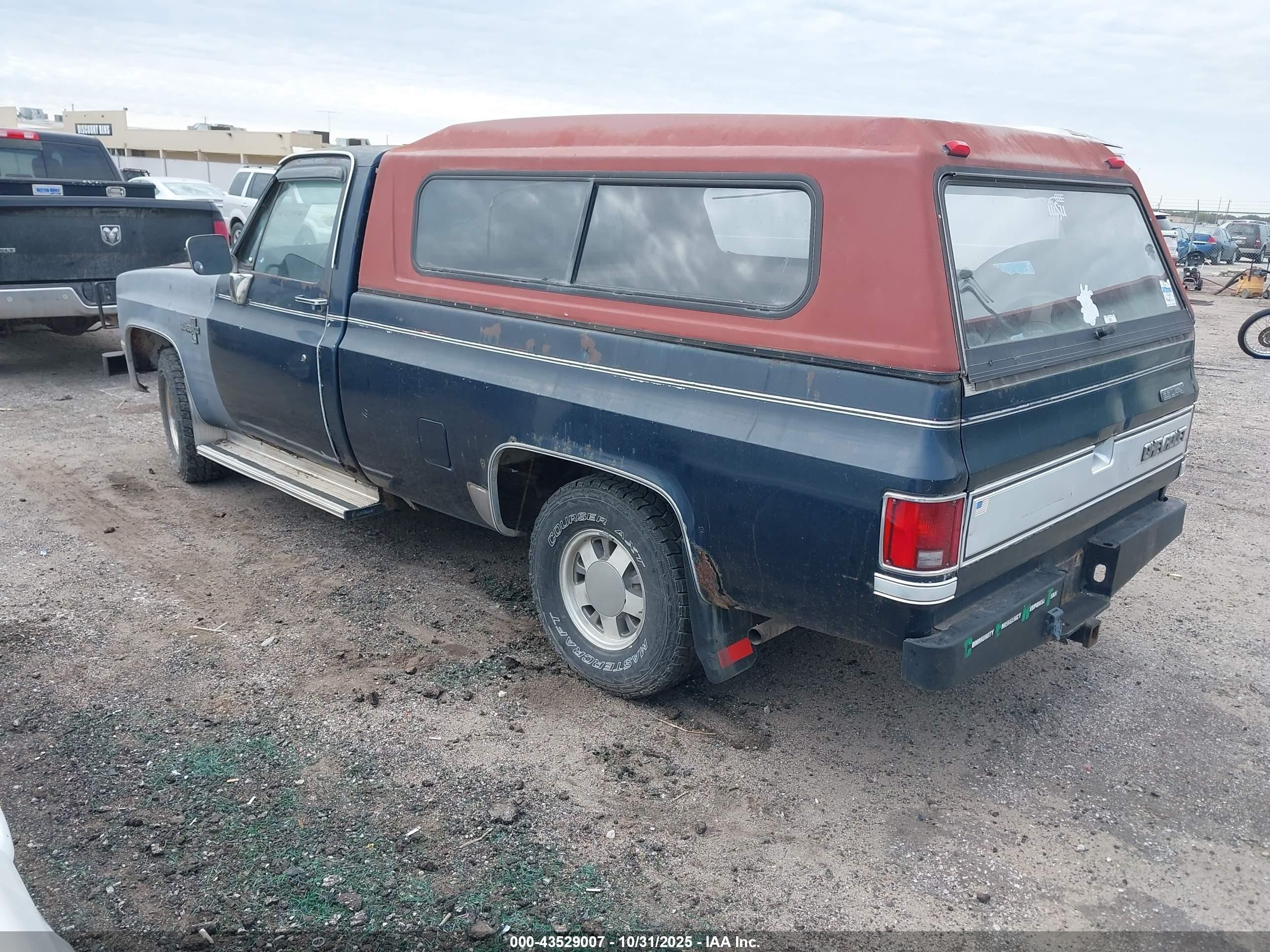 1982 Chevrolet C10   Dark Blue vin: 1GCDC14H2CF336443