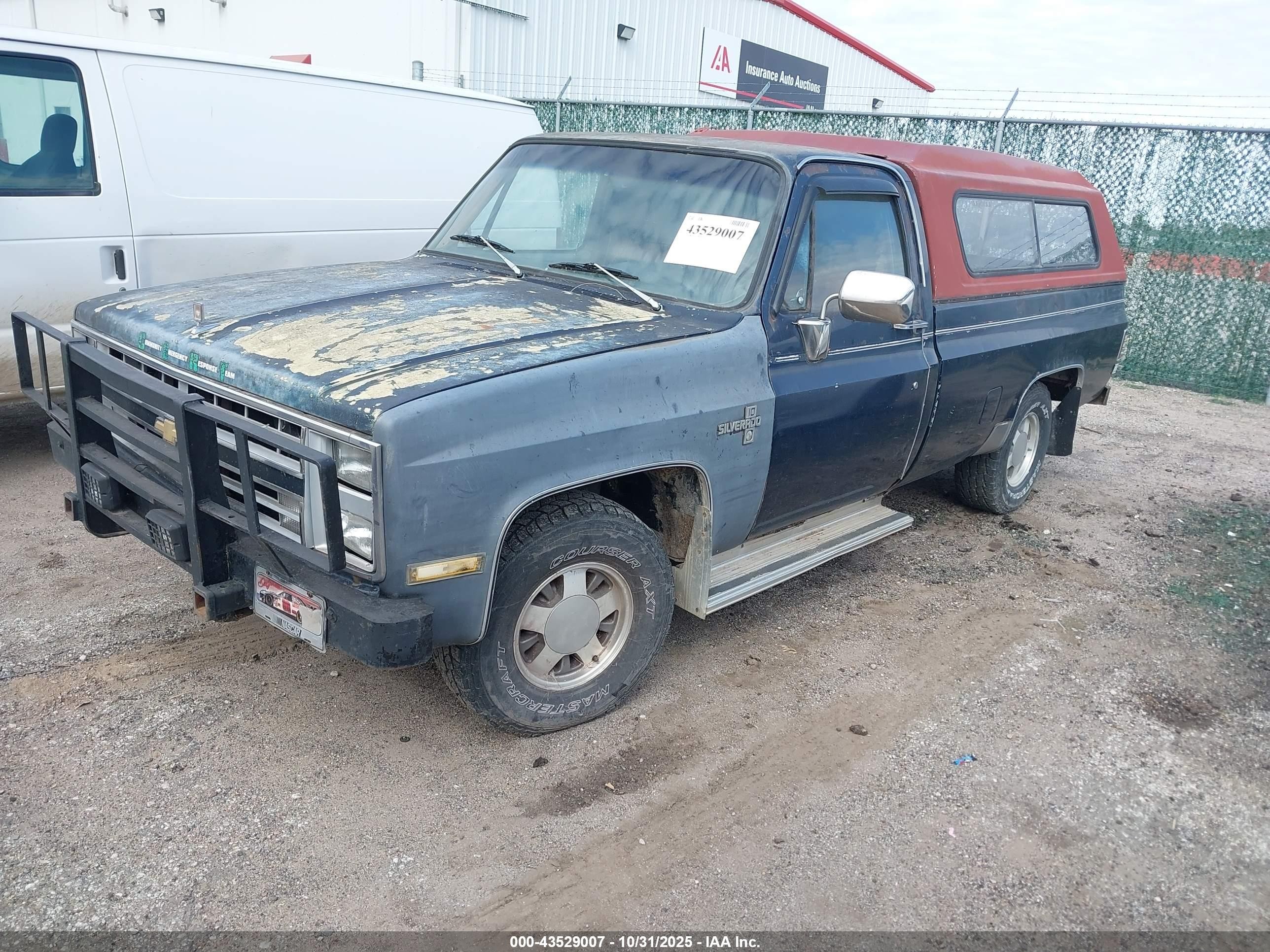 1982 Chevrolet C10   Dark Blue vin: 1GCDC14H2CF336443