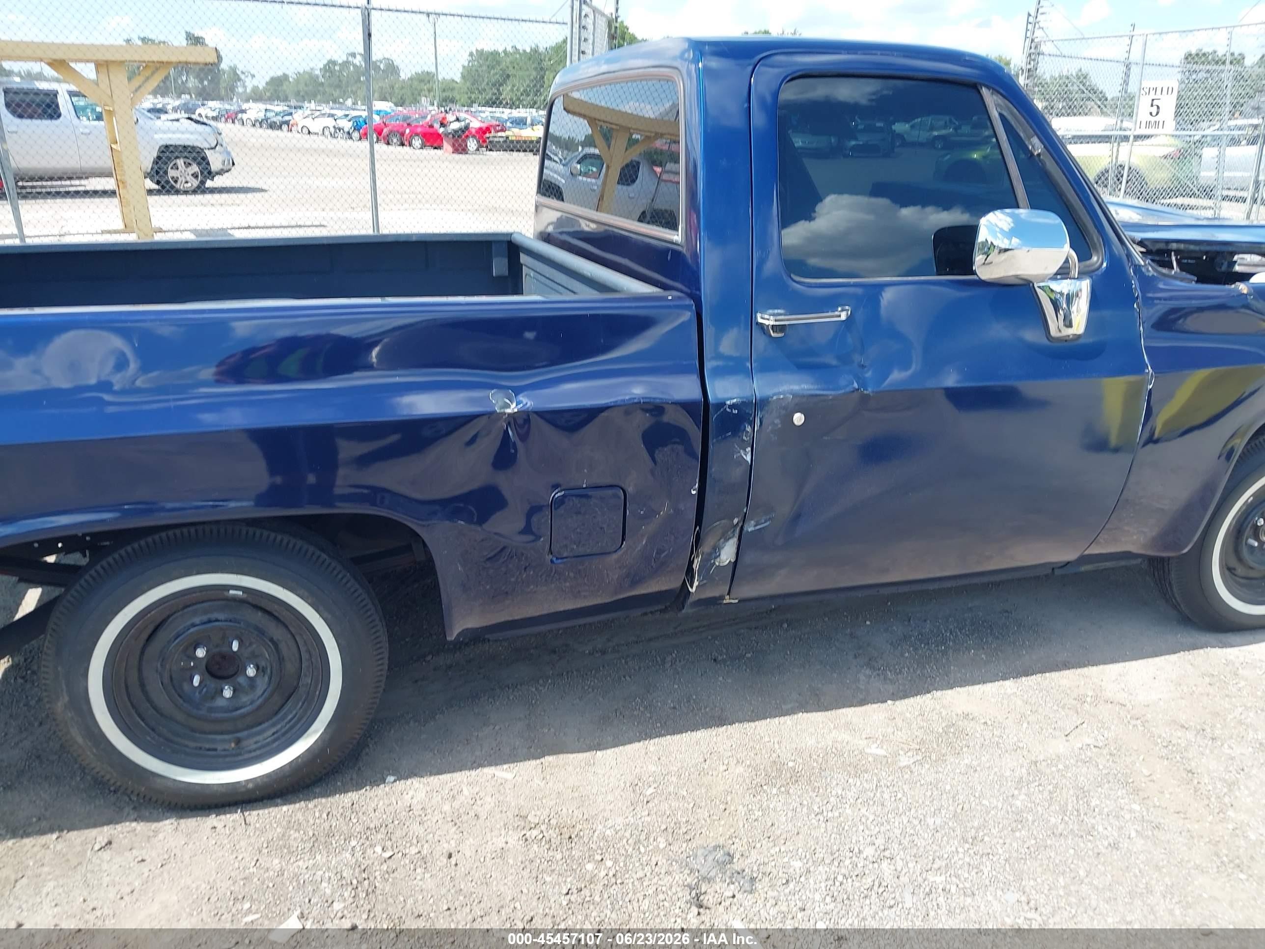 1986 Chevrolet C10   Blue vin: 1GCDC14H2GF397779