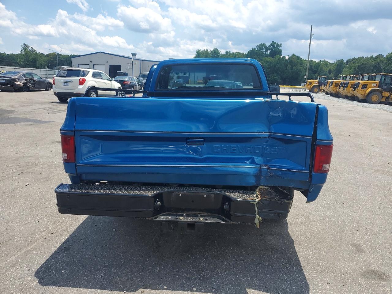 1986 Chevrolet C10 Blue vin: 1GCDC14H4GF323652