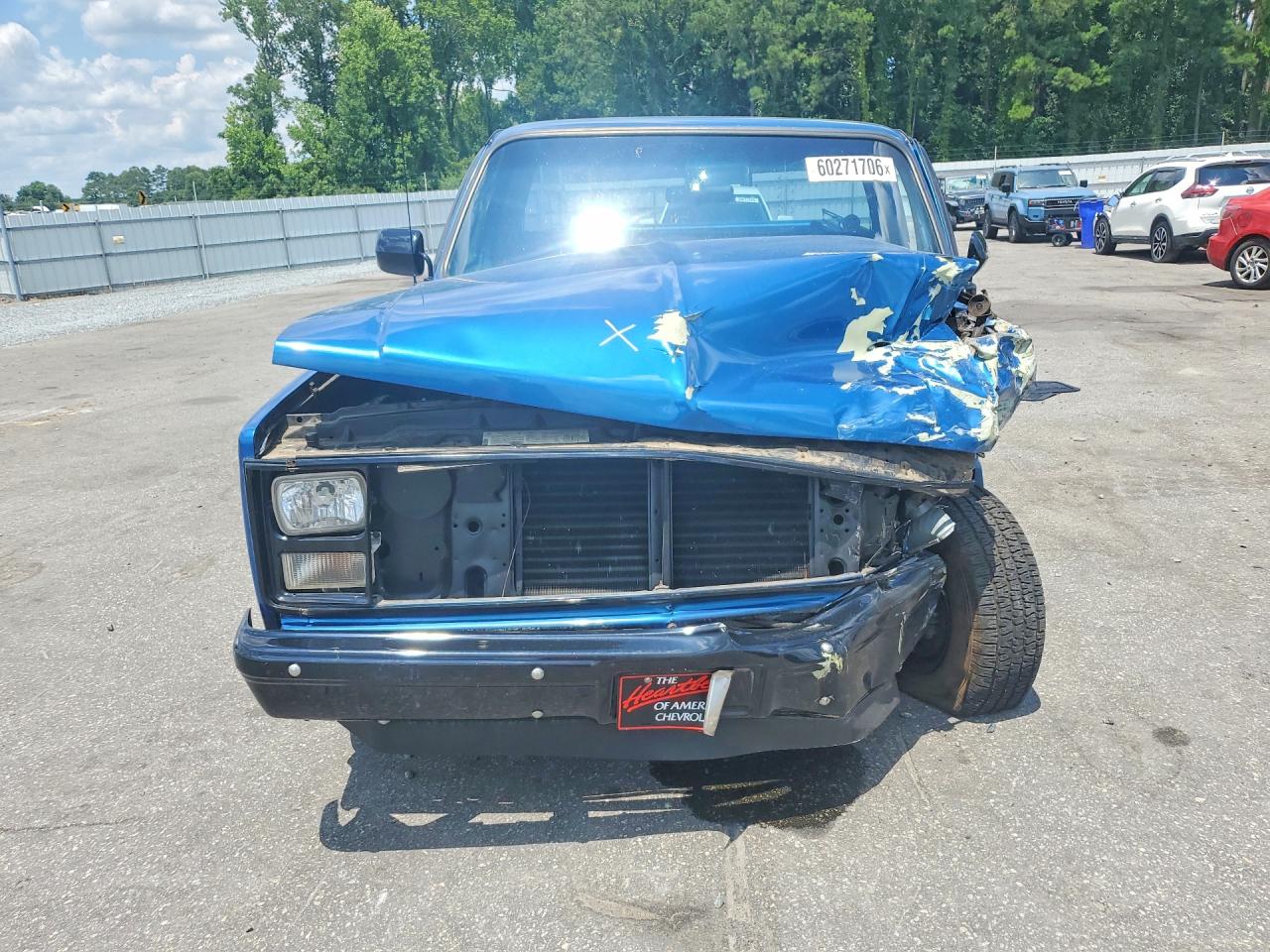 1986 Chevrolet C10 Blue vin: 1GCDC14H4GF323652