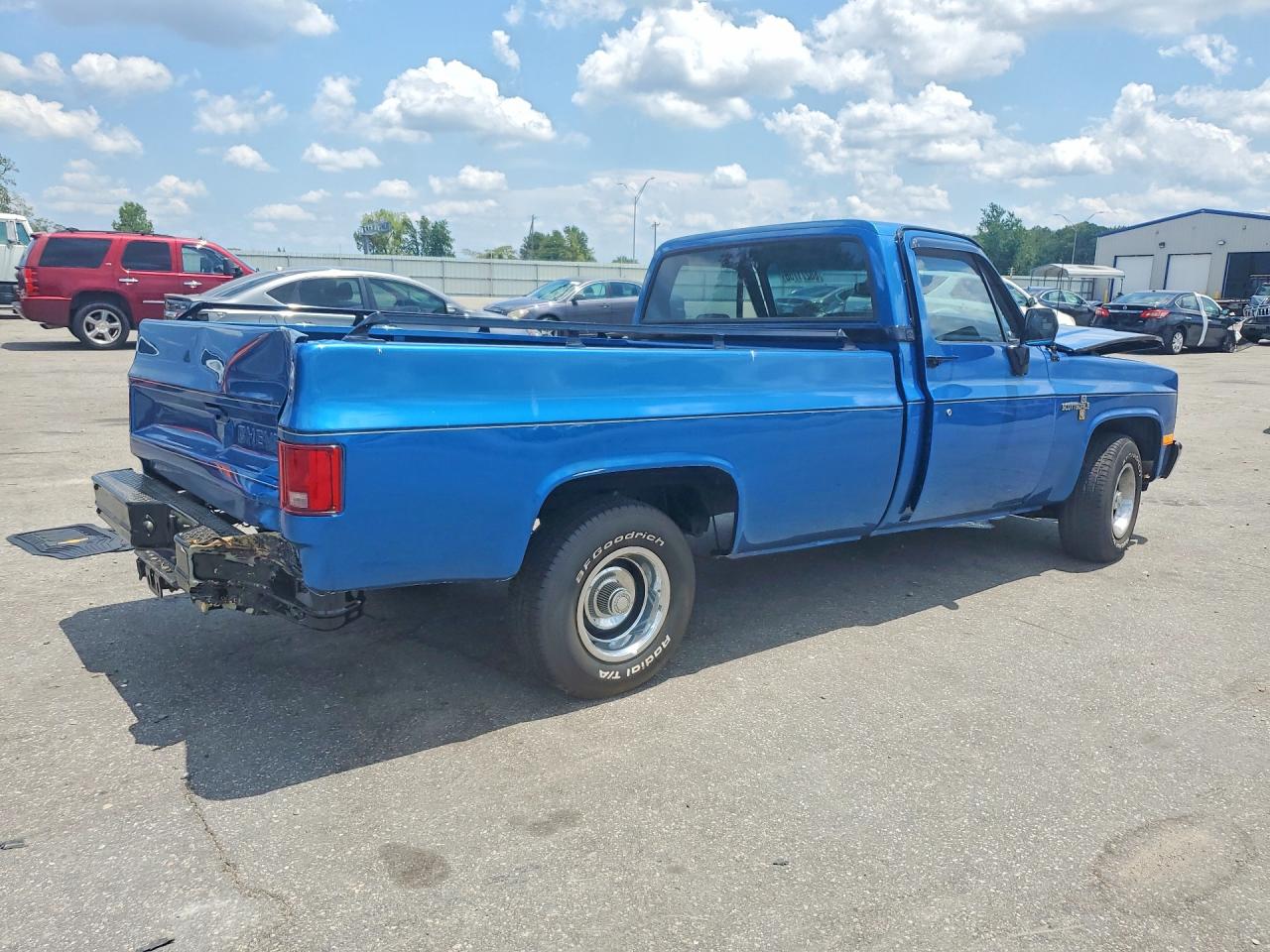1986 Chevrolet C10 Blue vin: 1GCDC14H4GF323652