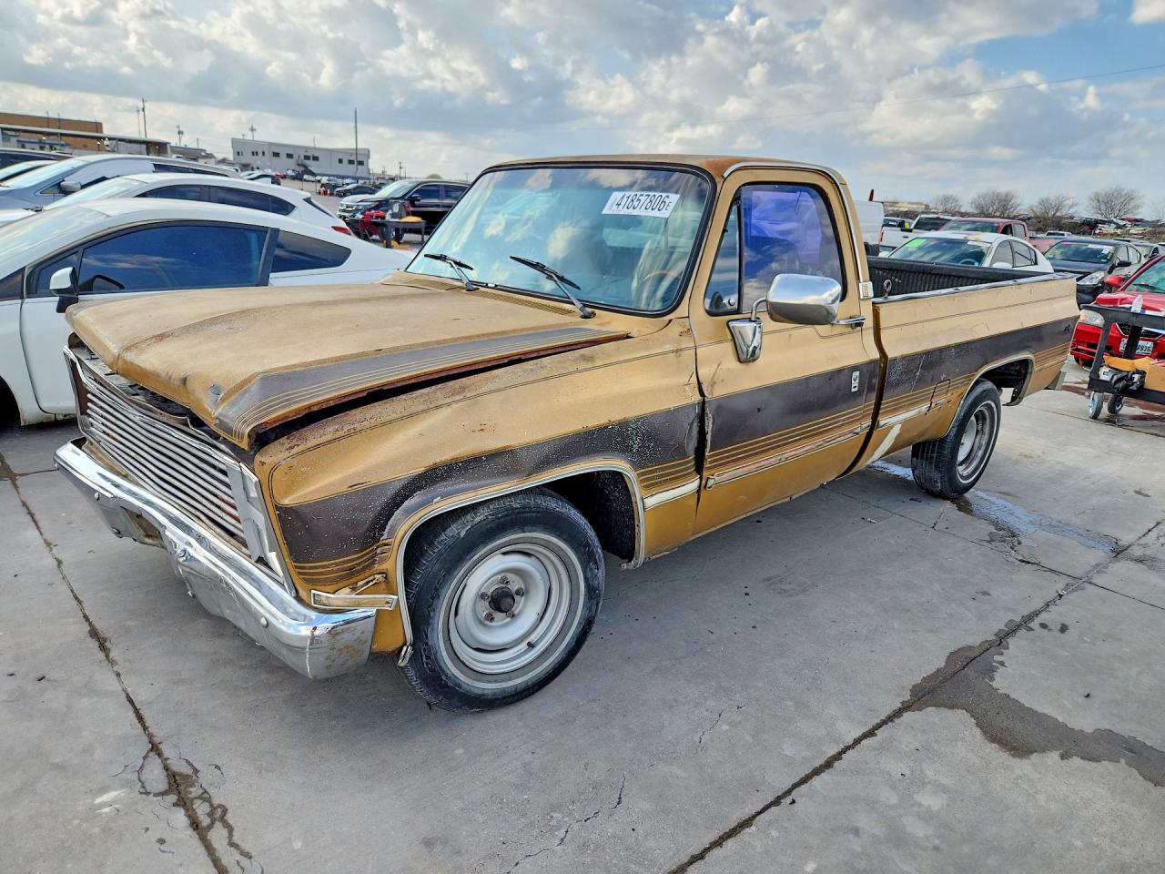 1986 Chevrolet C10 Brown vin: 1GCDC14H4GS147466