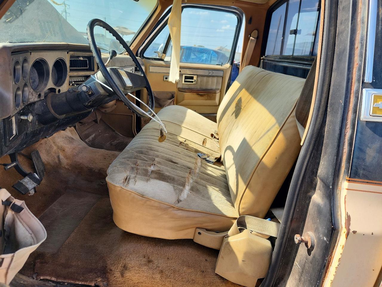 1986 Chevrolet C10 Желто-коричневый vin: 1GCDC14H5GS196238