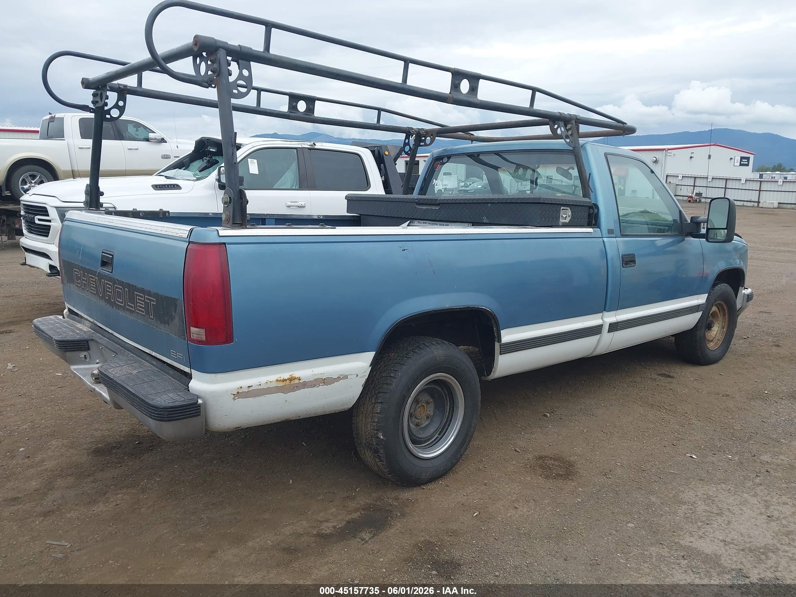 1988 Chevrolet Gmt-400 C1500 Синий vin: 1GCDC14H5JZ212209