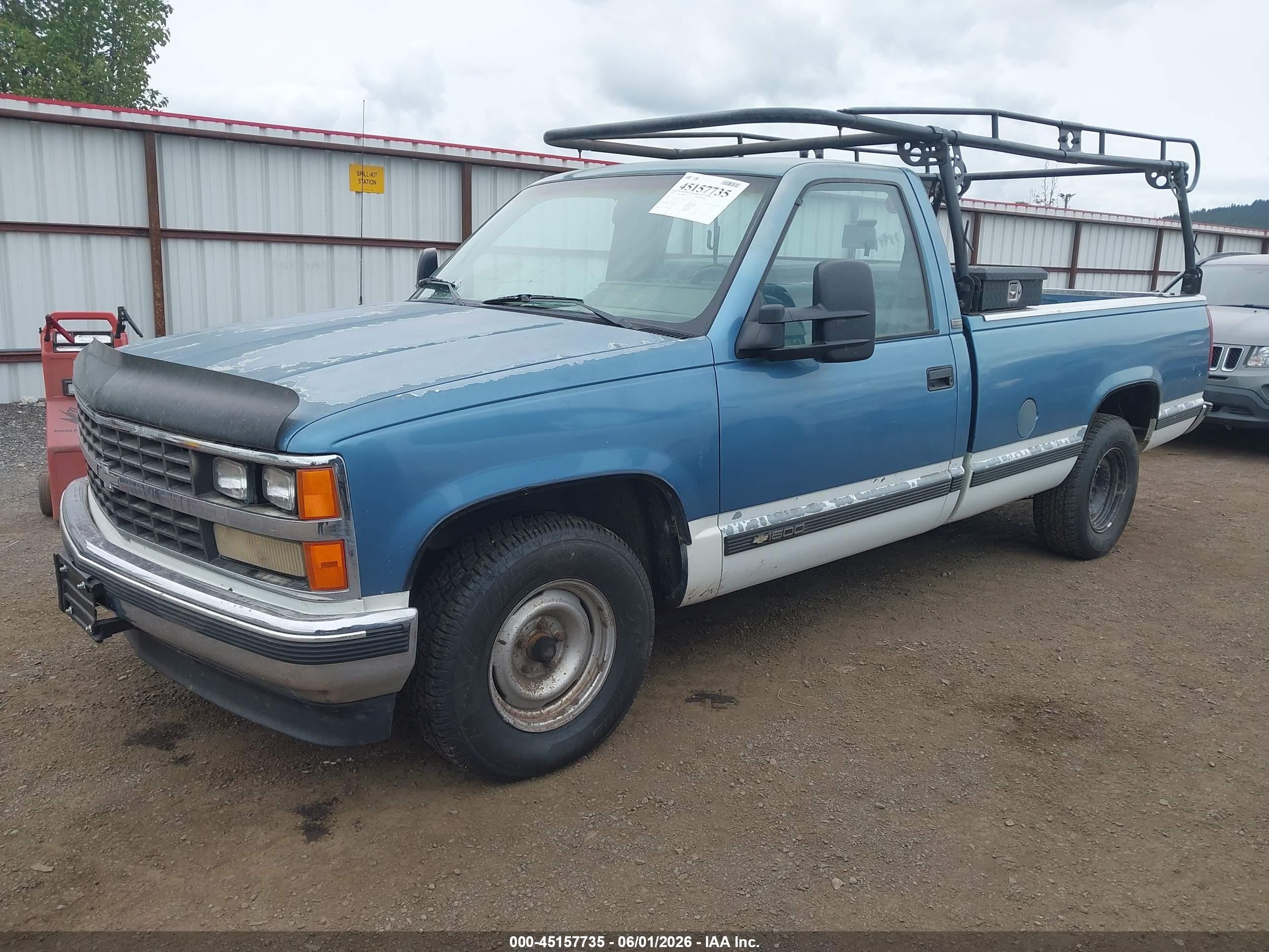 1988 Chevrolet Gmt-400 C1500 Синий vin: 1GCDC14H5JZ212209