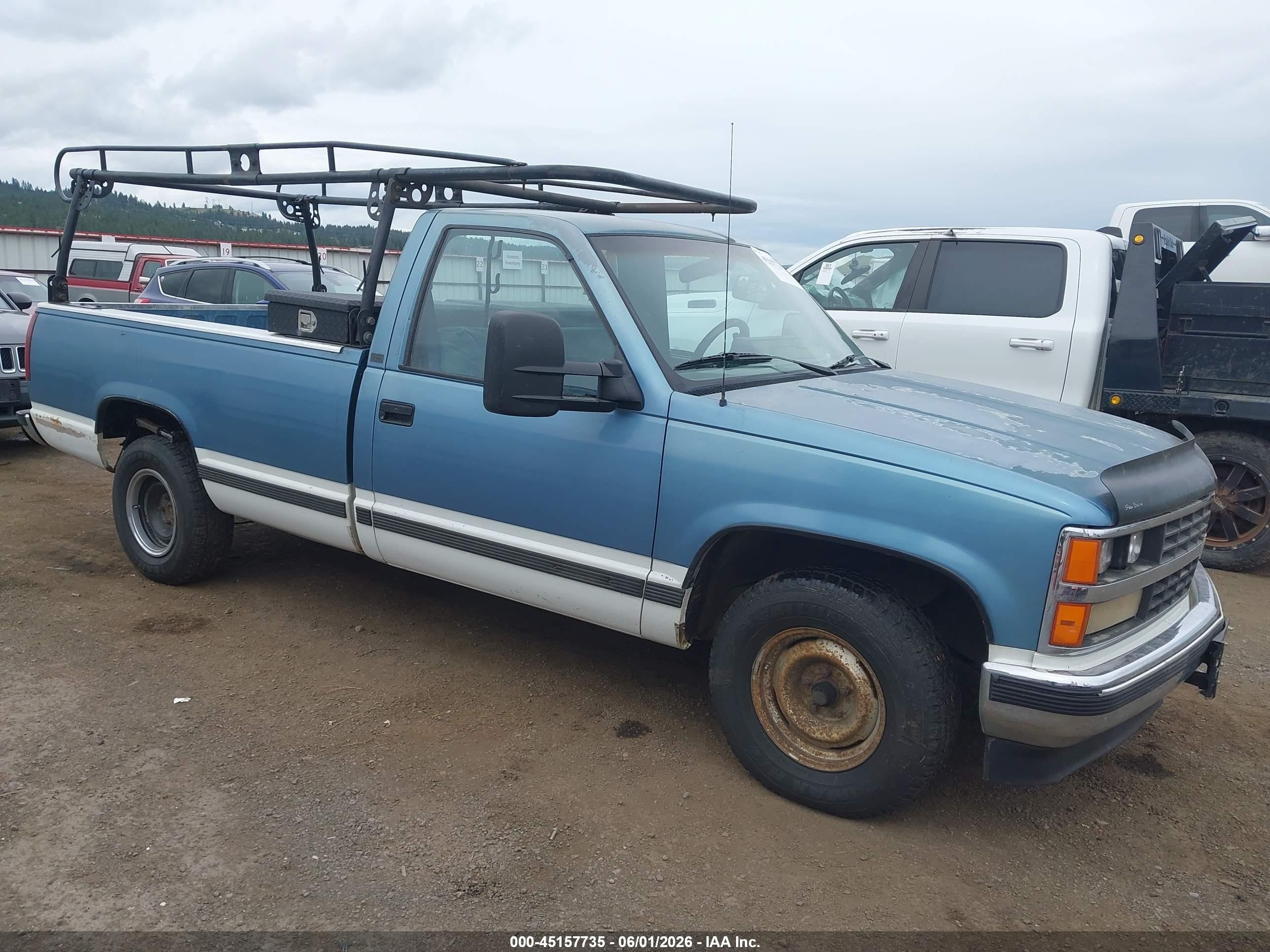 1988 Chevrolet Gmt-400 C1500 Синий vin: 1GCDC14H5JZ212209