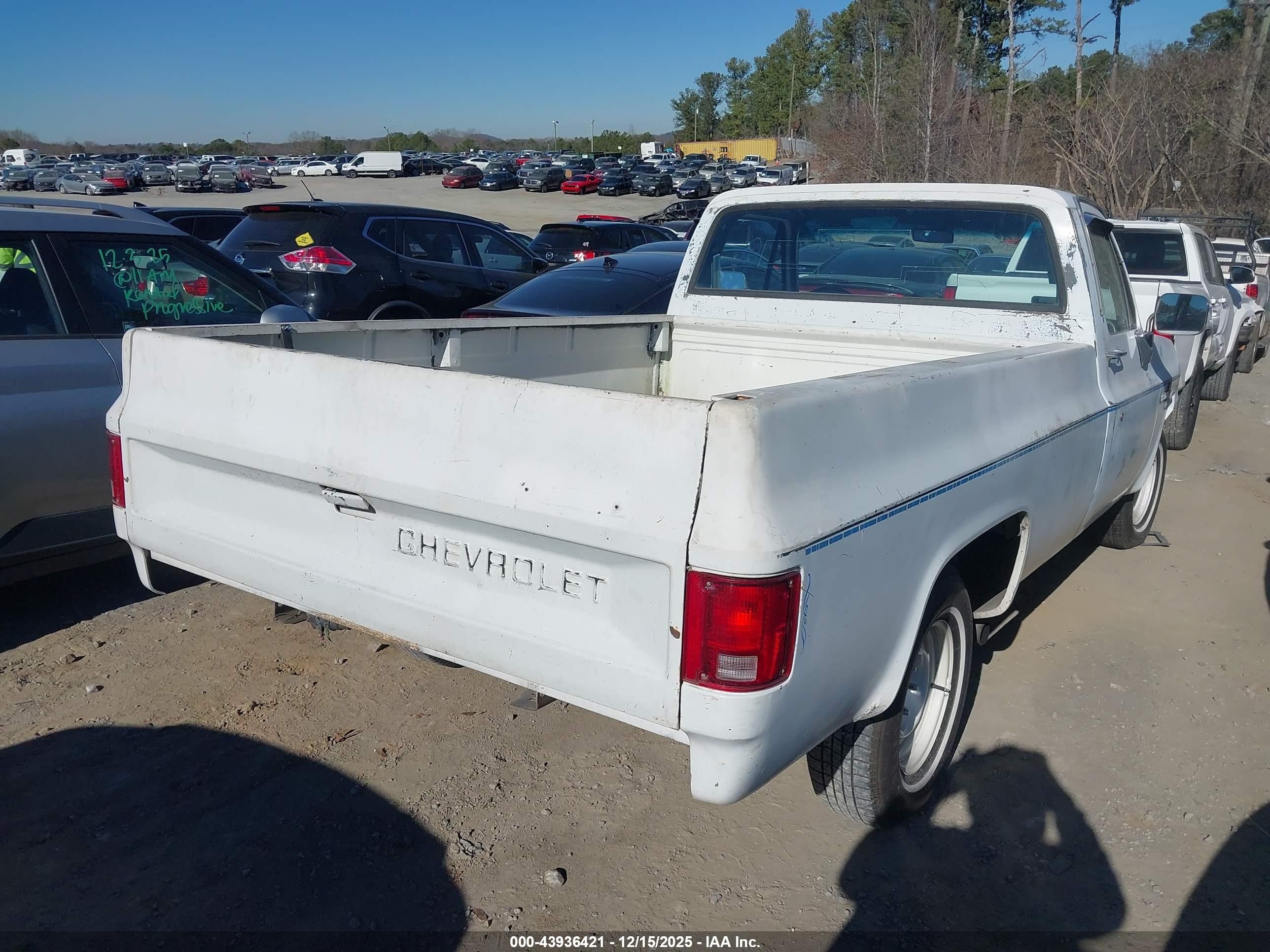 1982 Chevrolet C10   White vin: 1GCDC14H7CJ162608