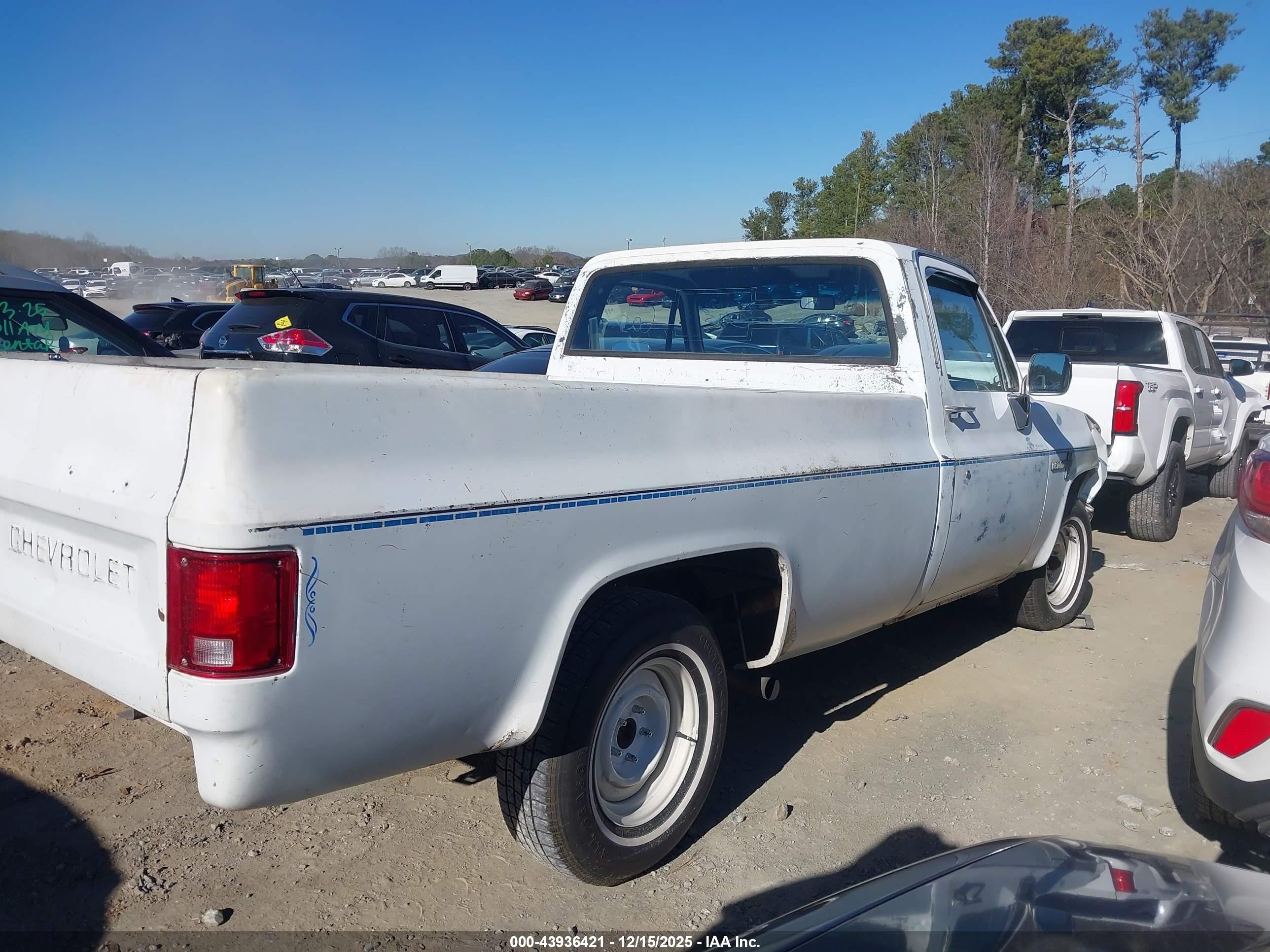 1982 Chevrolet C10   White vin: 1GCDC14H7CJ162608