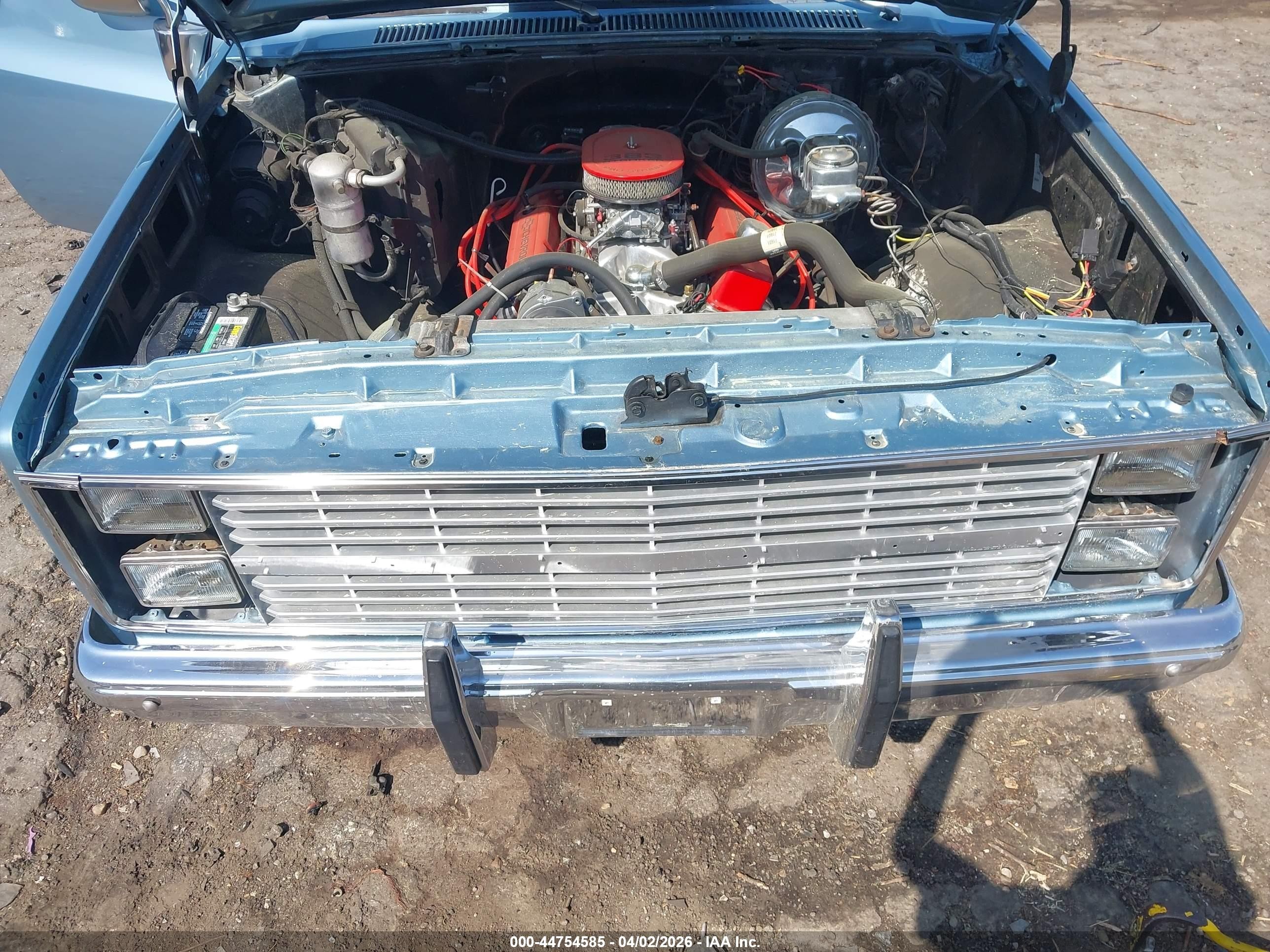 1984 Chevrolet C10   Light Blue vin: 1GCDC14H7EF387438