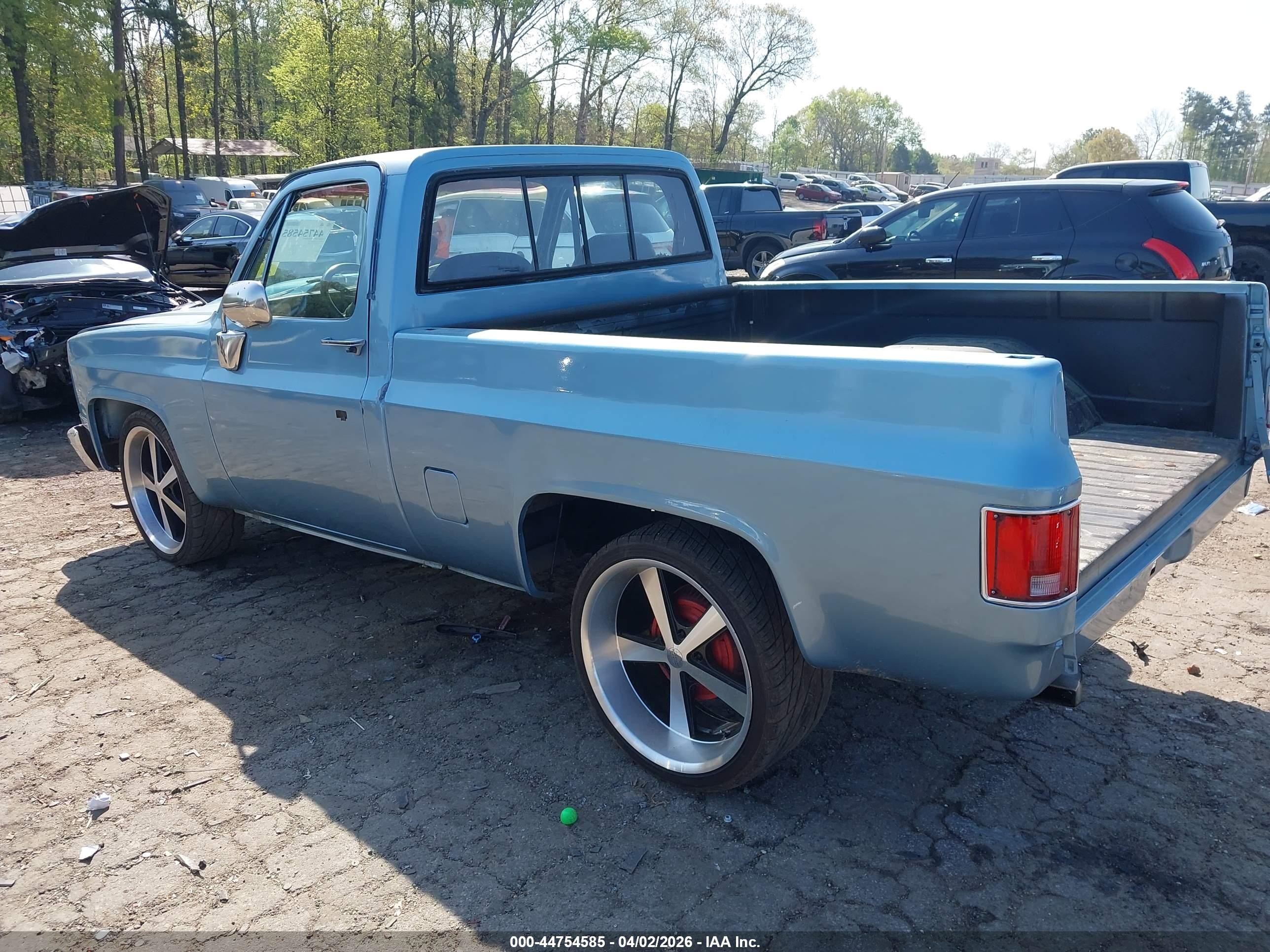 1984 Chevrolet C10   Light Blue vin: 1GCDC14H7EF387438
