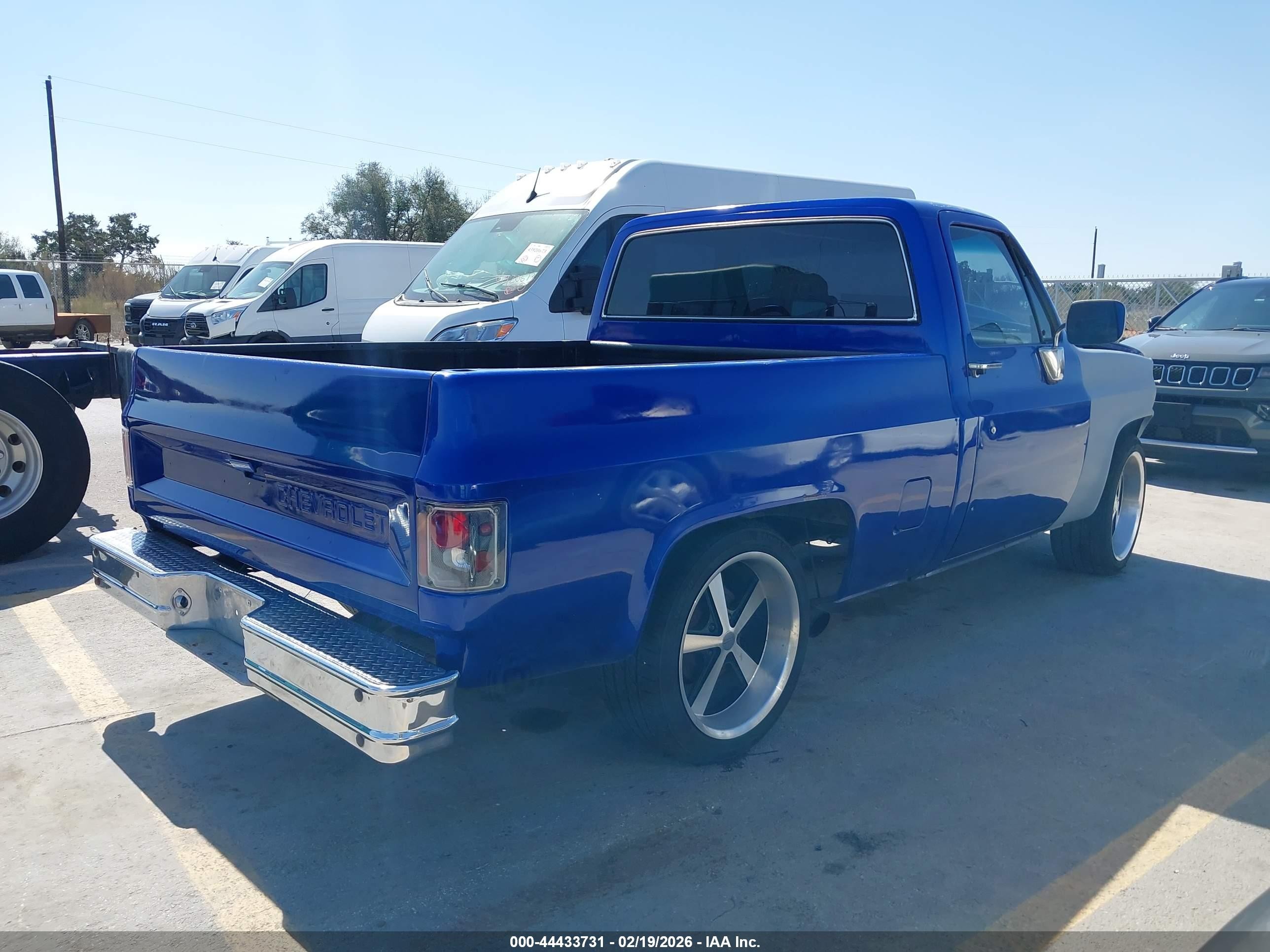 1982 Chevrolet C10   Blue vin: 1GCDC14H8CS167083