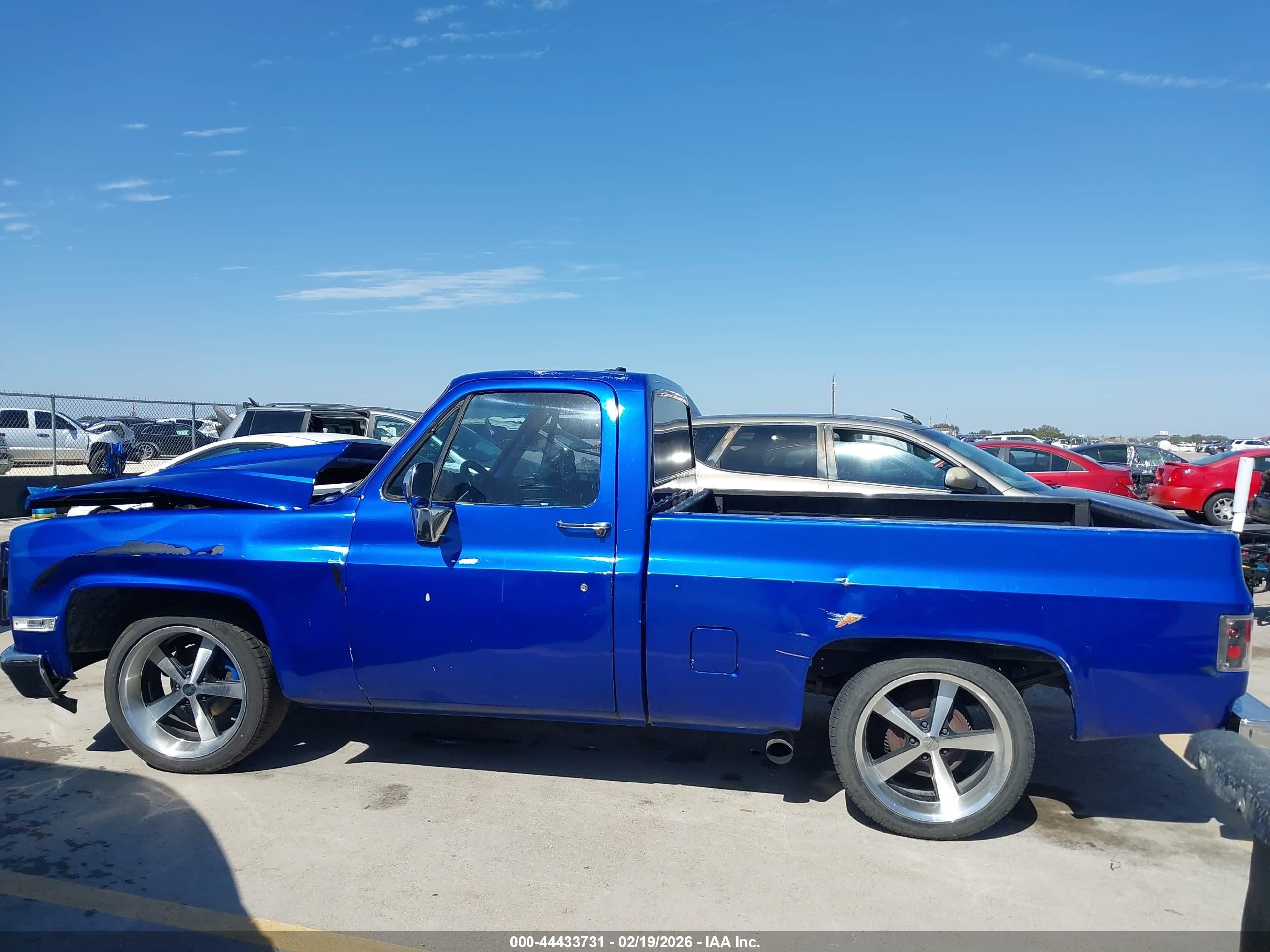 1982 Chevrolet C10   Blue vin: 1GCDC14H8CS167083