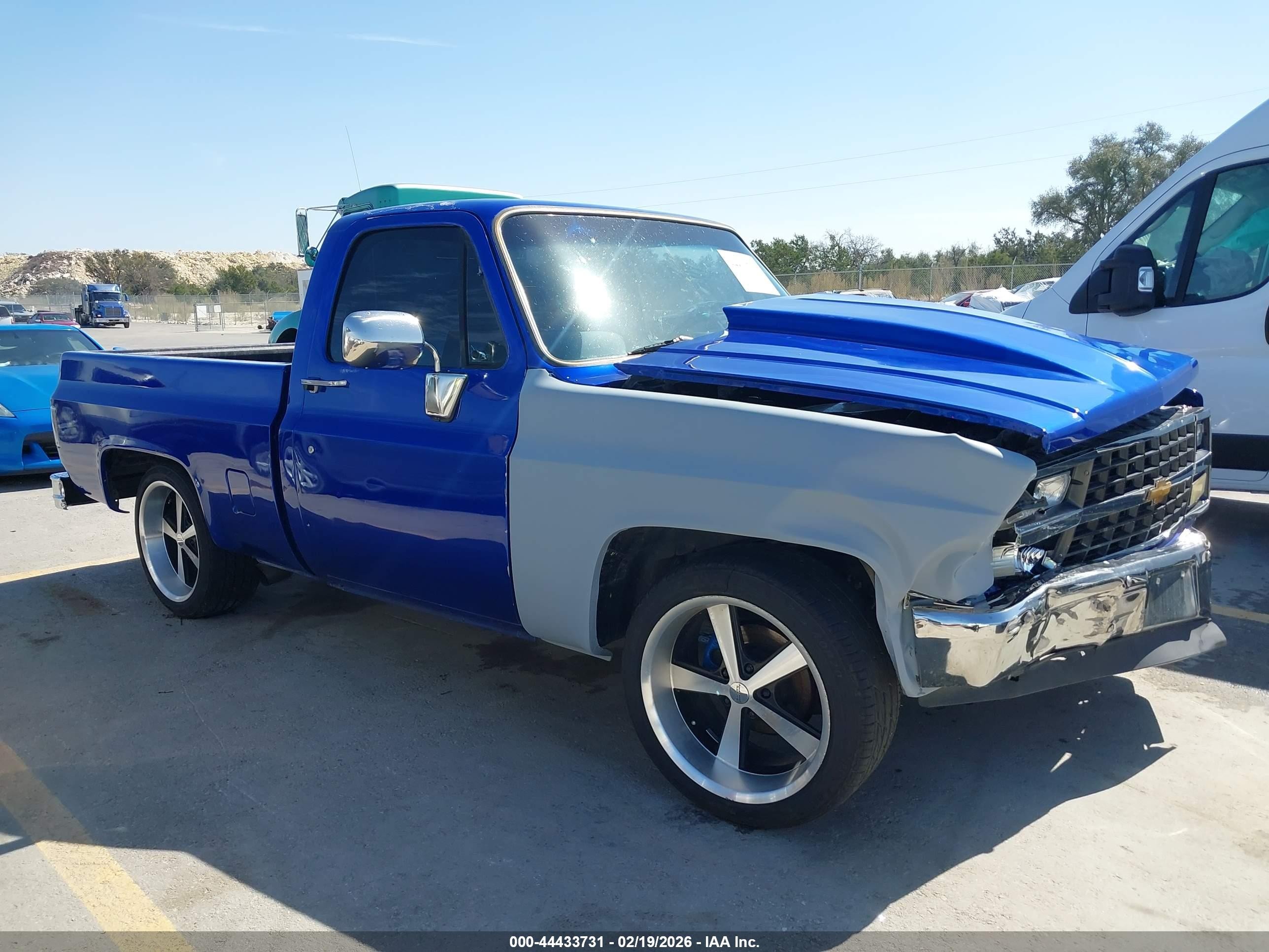 1982 Chevrolet C10   Blue vin: 1GCDC14H8CS167083
