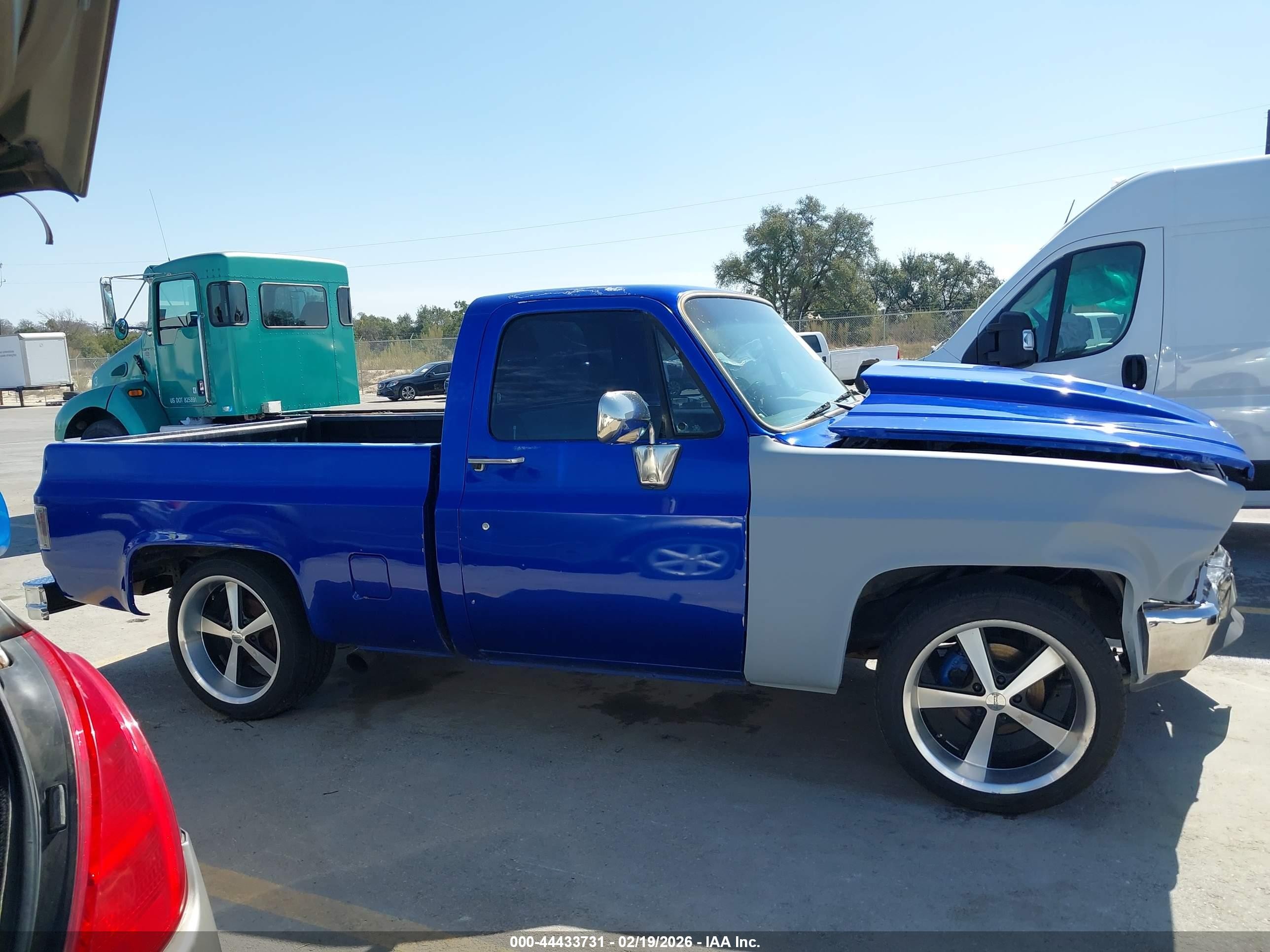 1982 Chevrolet C10   Blue vin: 1GCDC14H8CS167083